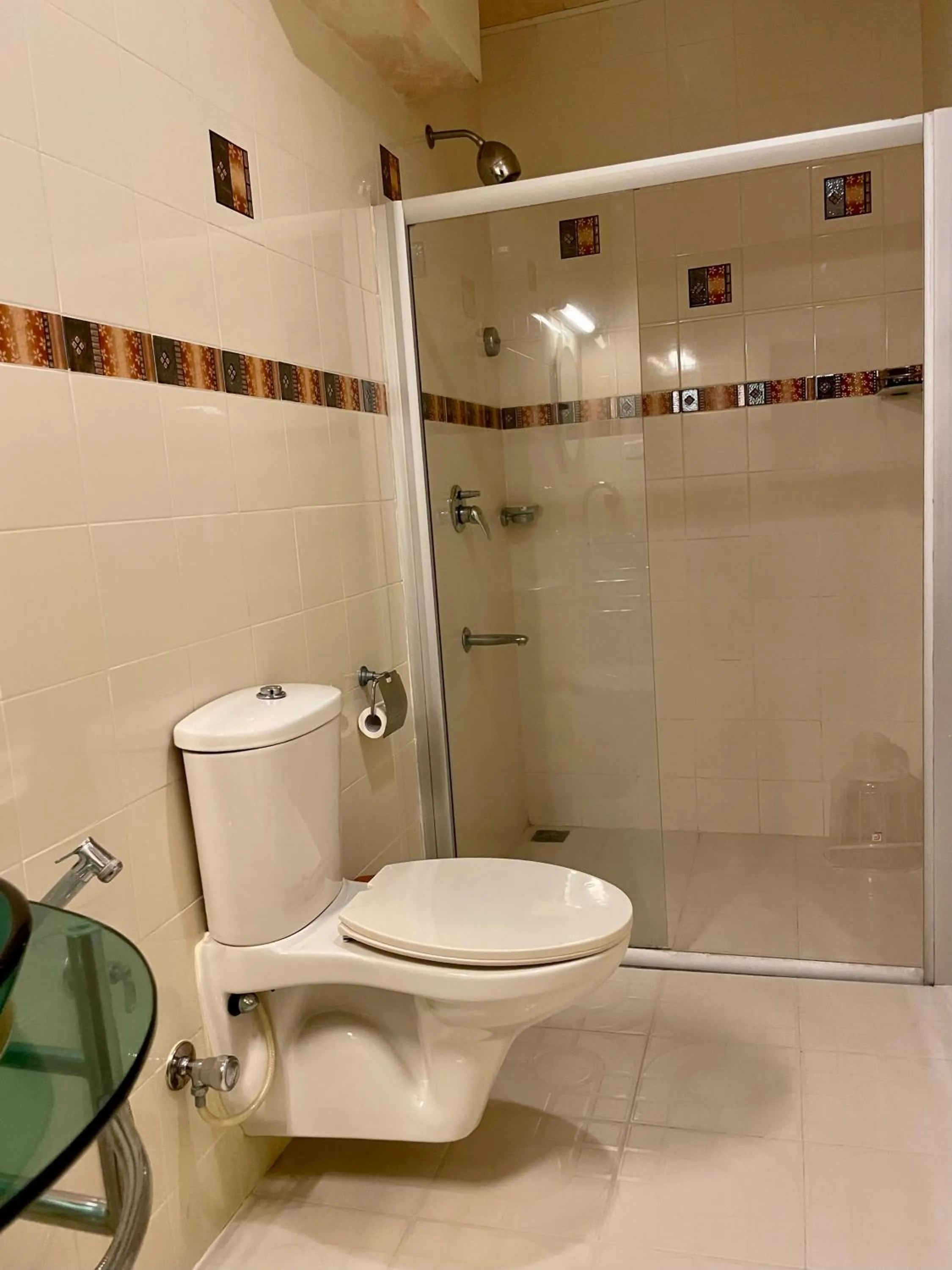 Shower in Walton's Homestay, Fort Cochin