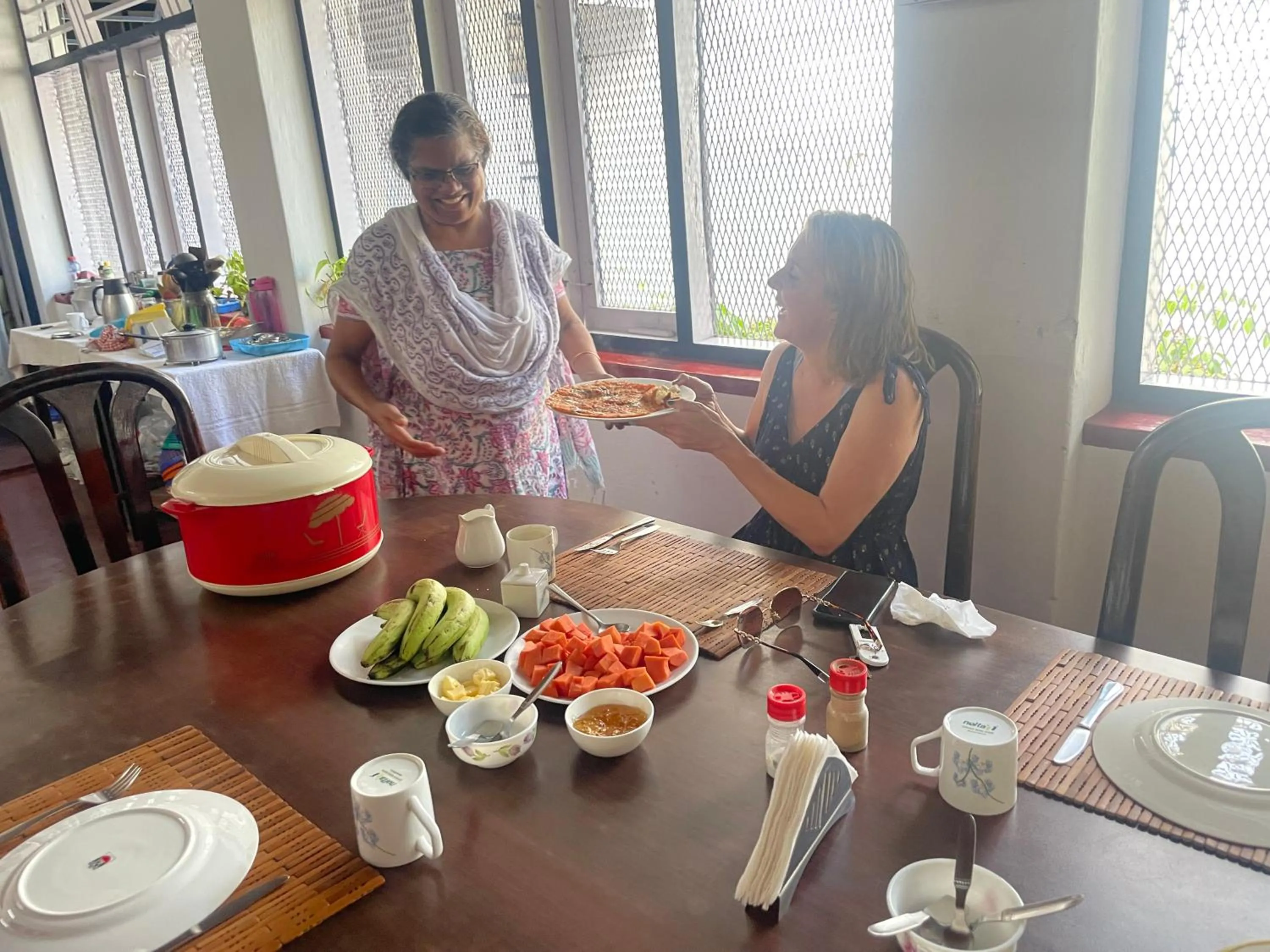 Breakfast in Walton's Homestay, Fort Cochin