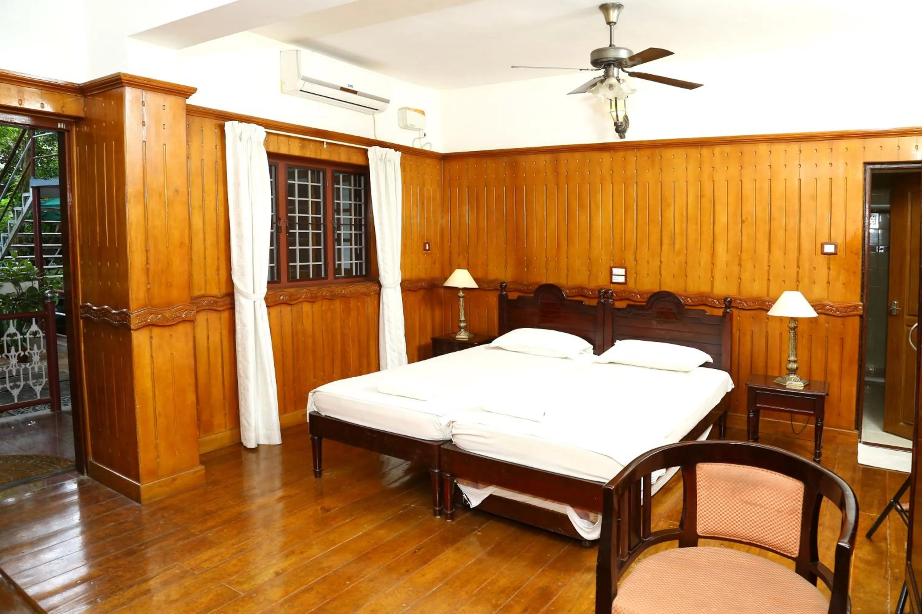 Bed in Walton's Homestay, Fort Cochin