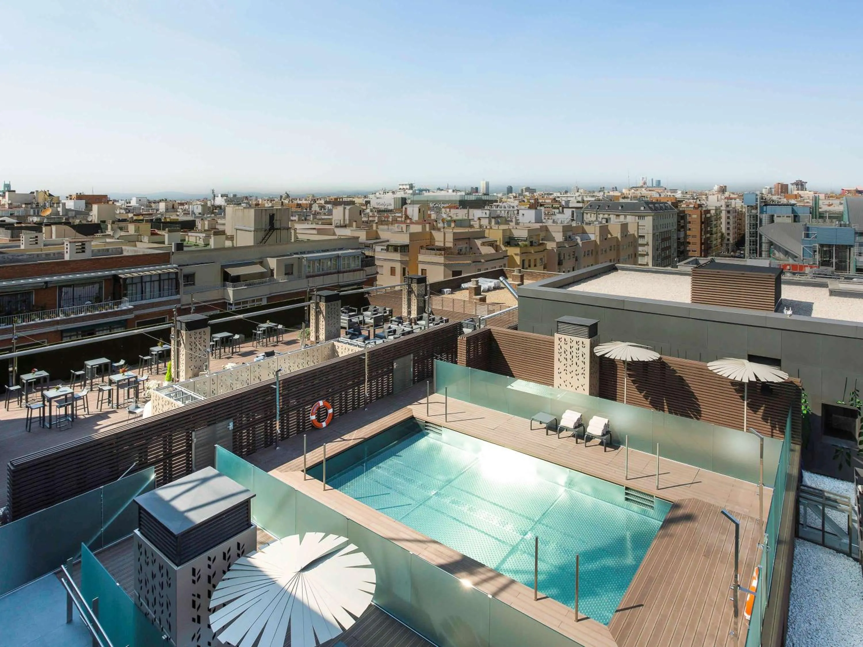 On site in Novotel Madrid Center