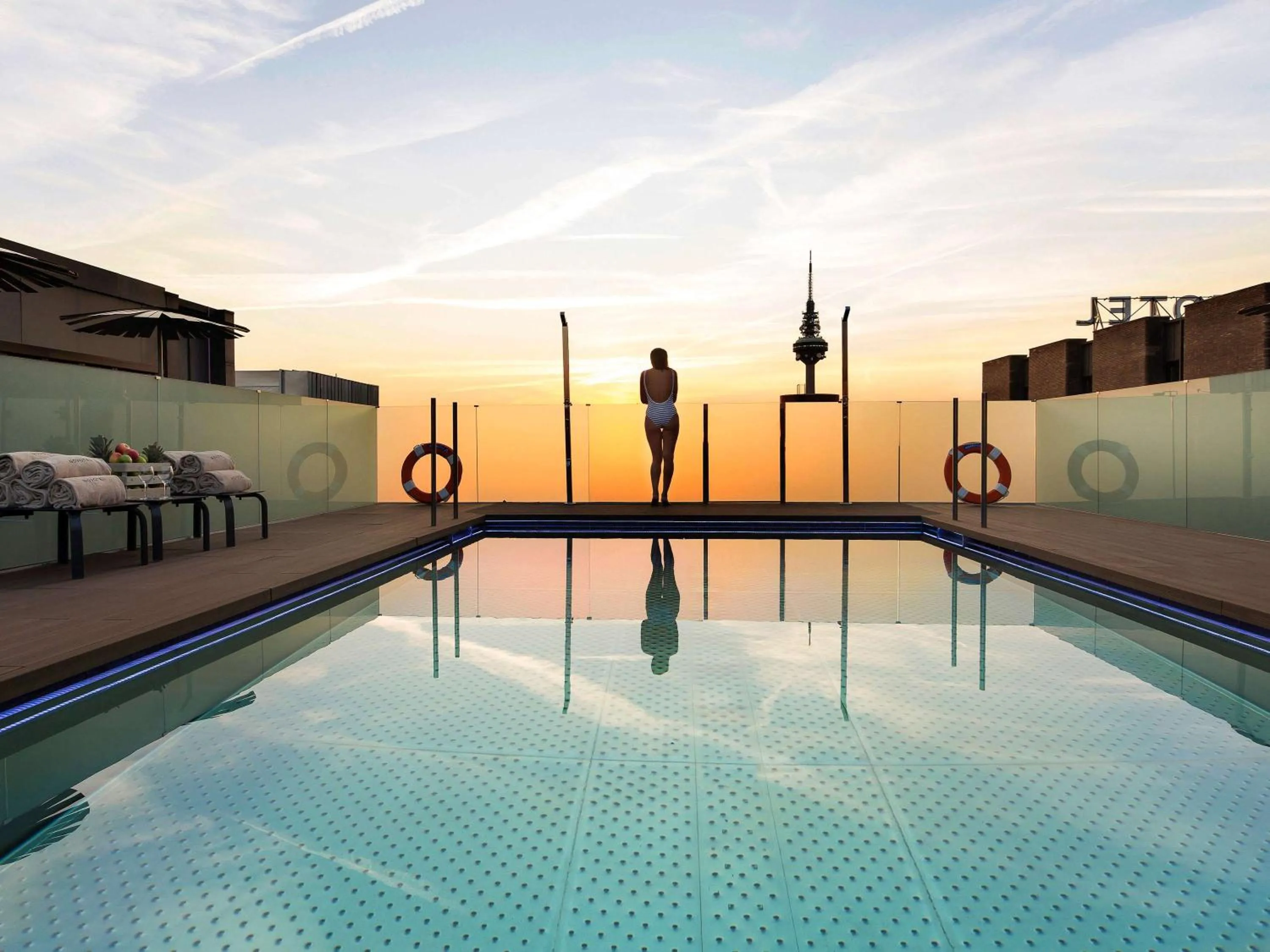 On site in Novotel Madrid Center