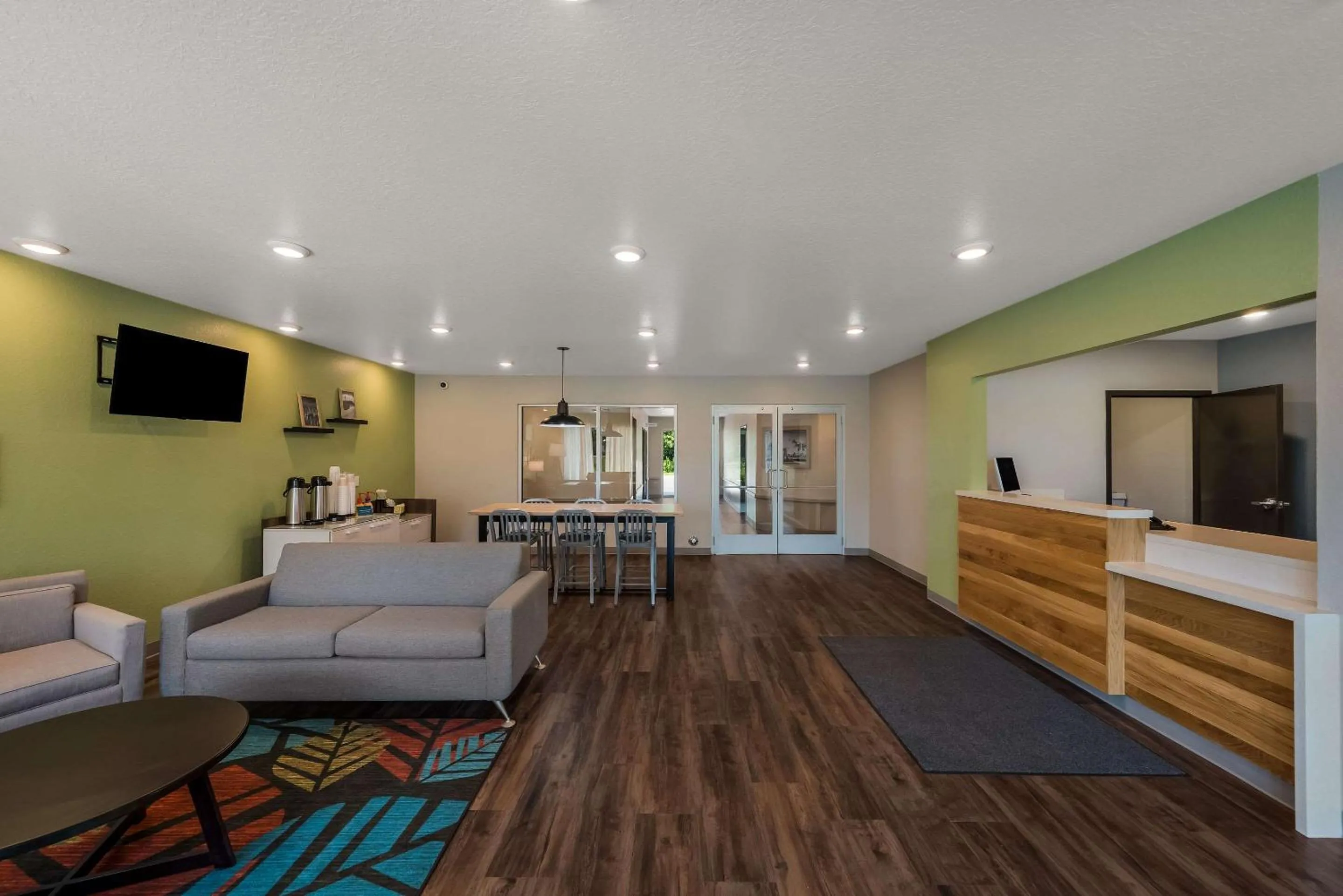 Lobby or reception in WoodSpring Suites West Palm Beach