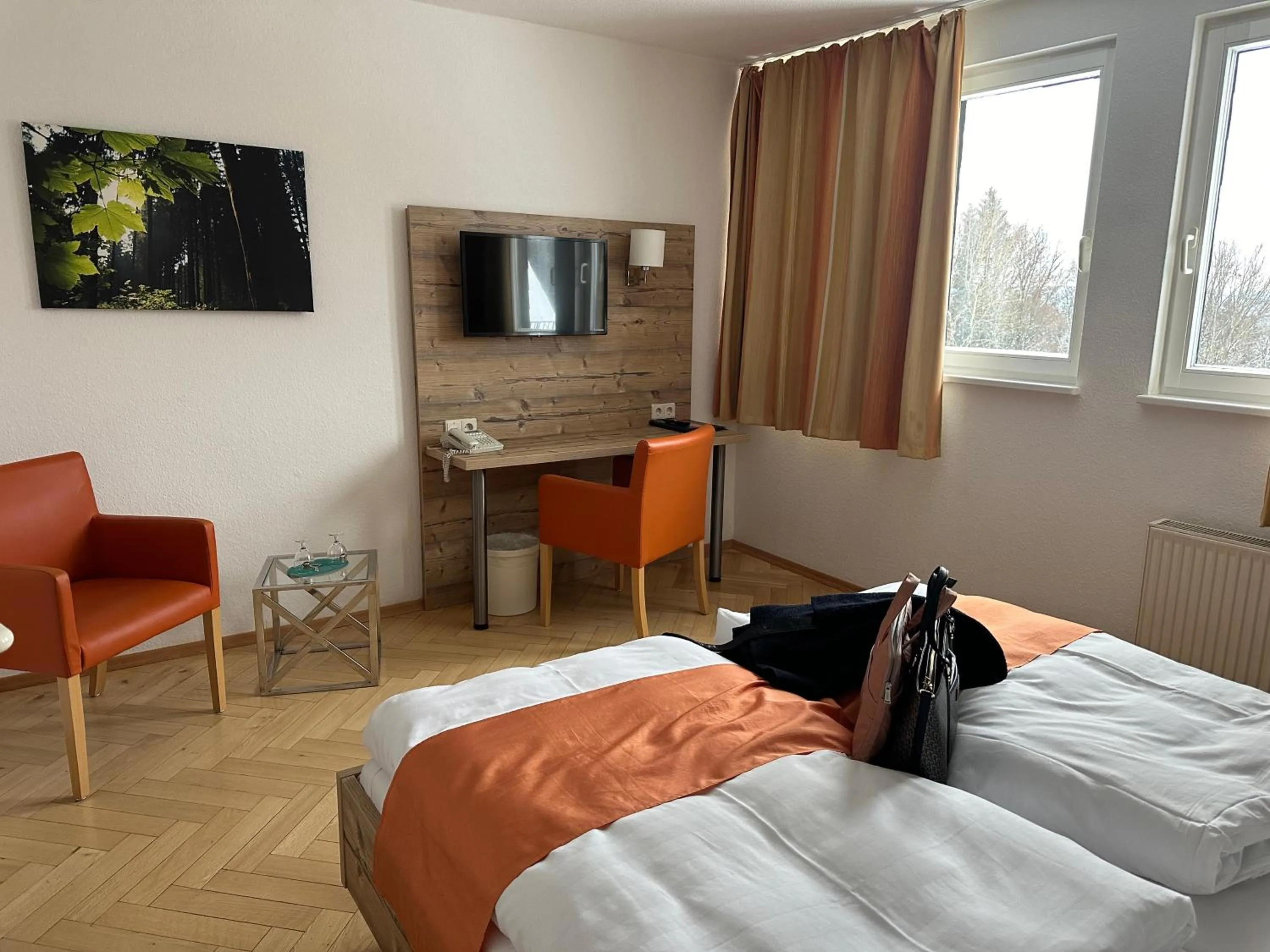 Bed in Hotel Haus am Ahorn