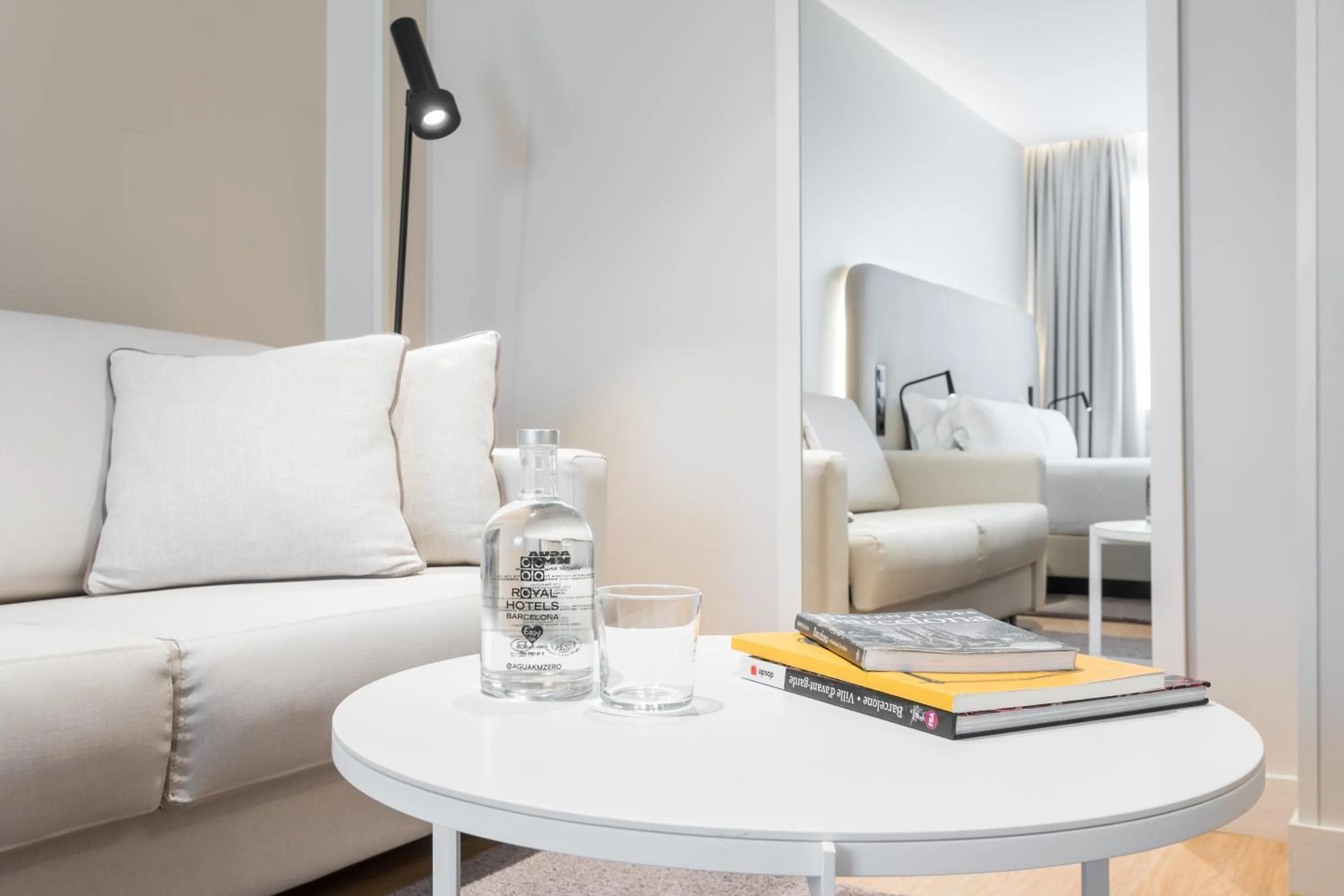 Seating area in Royal Ramblas