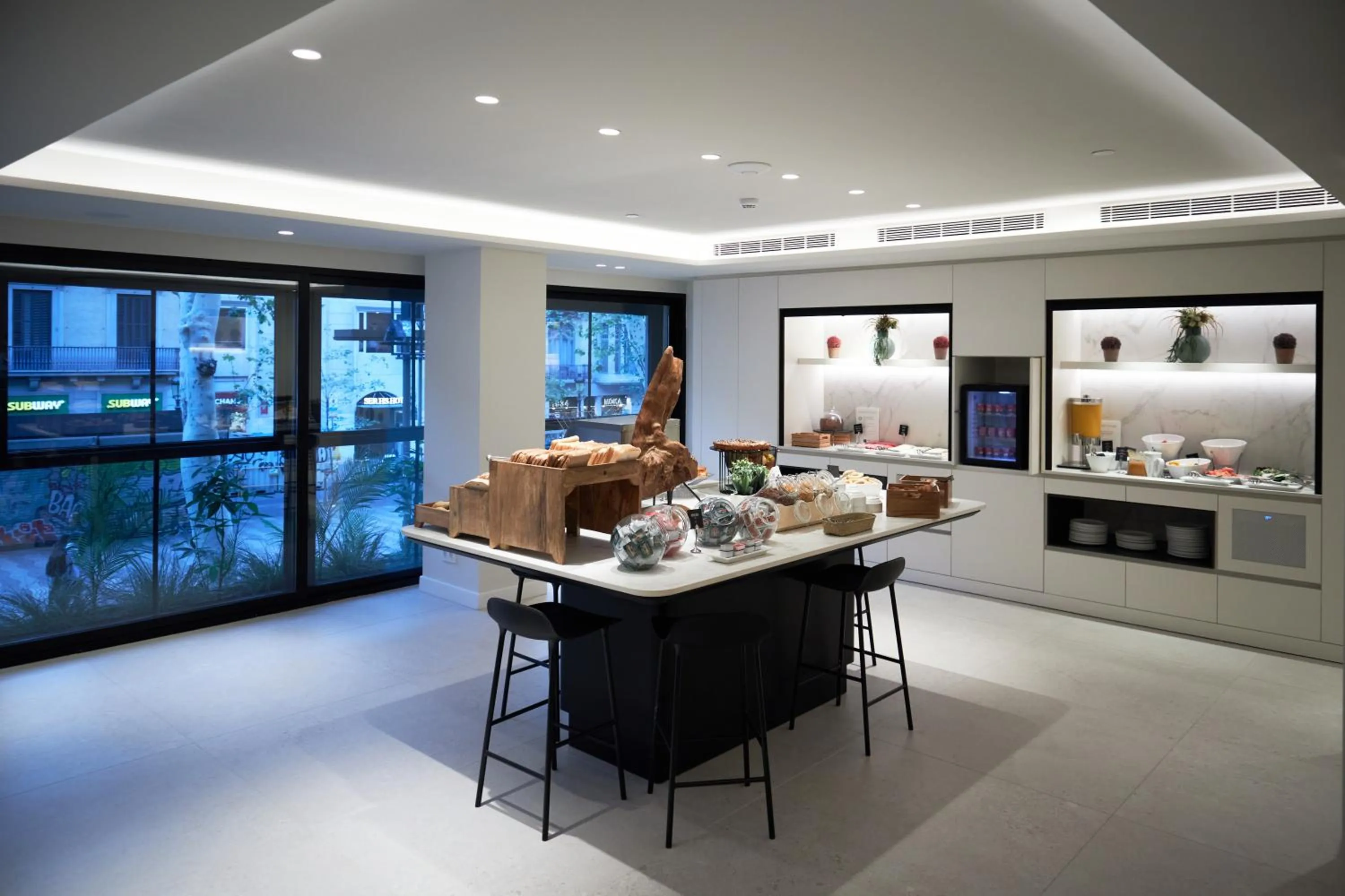 Breakfast in Royal Ramblas