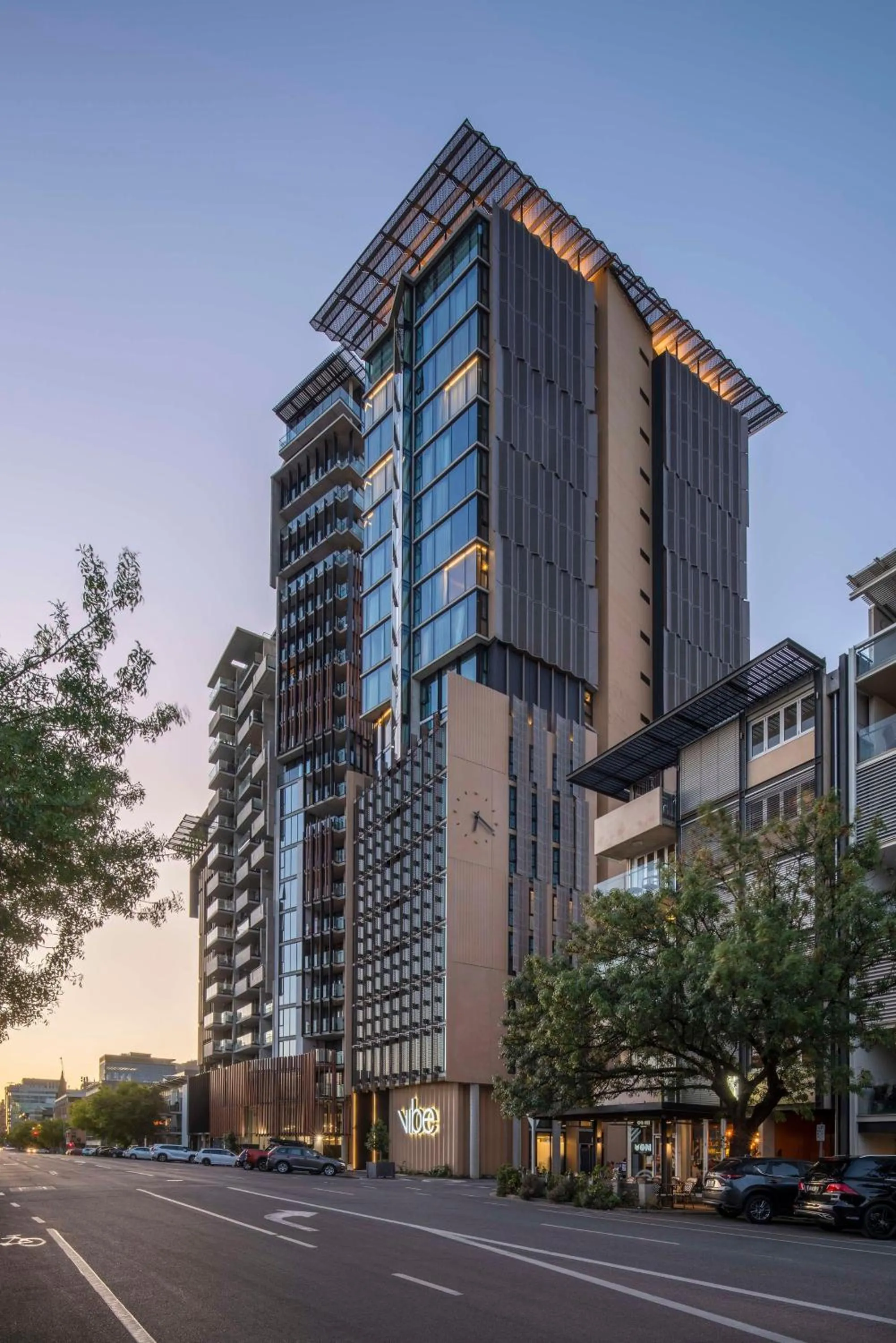 Property building in Vibe Hotel Adelaide