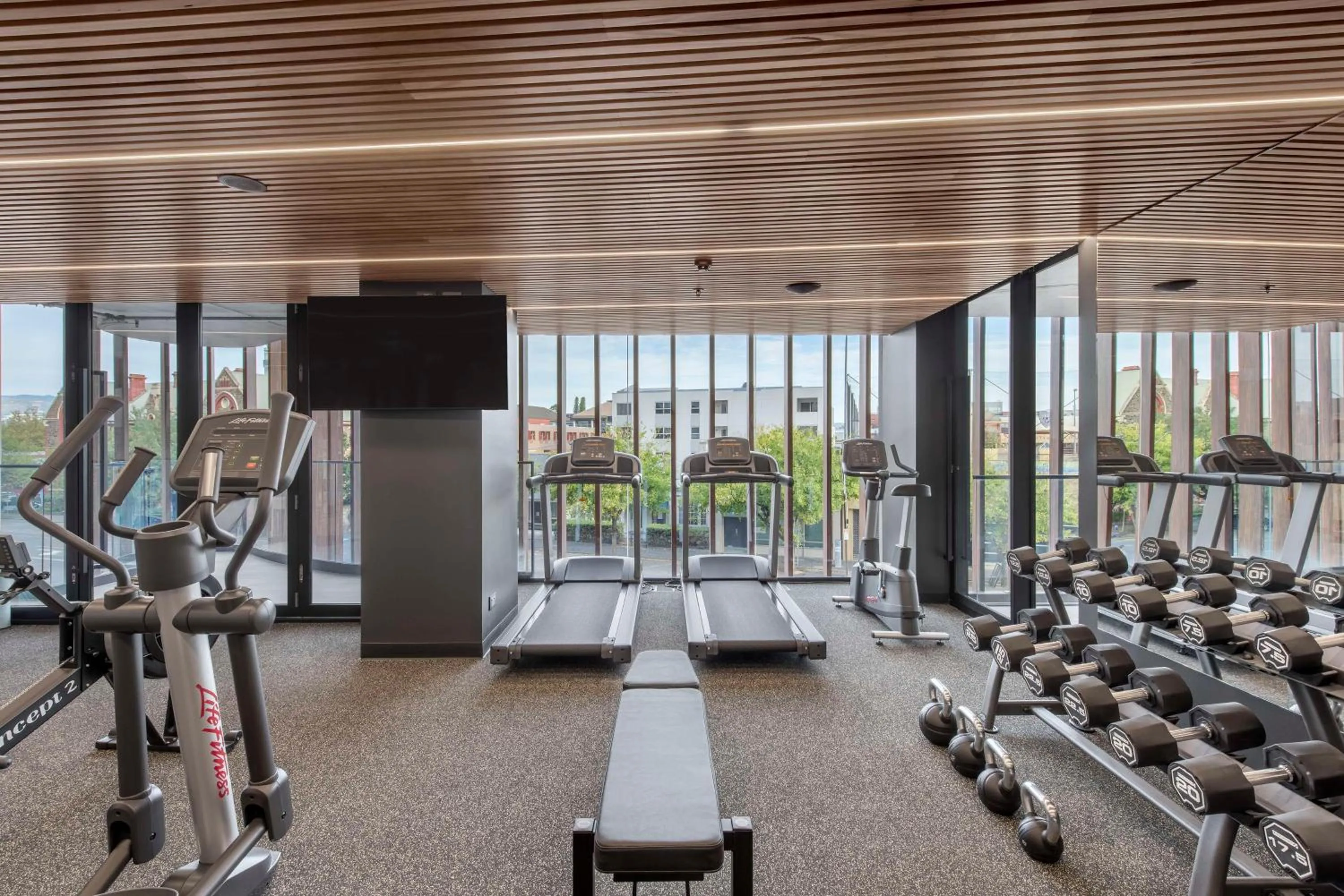 Fitness centre/facilities in Vibe Hotel Adelaide