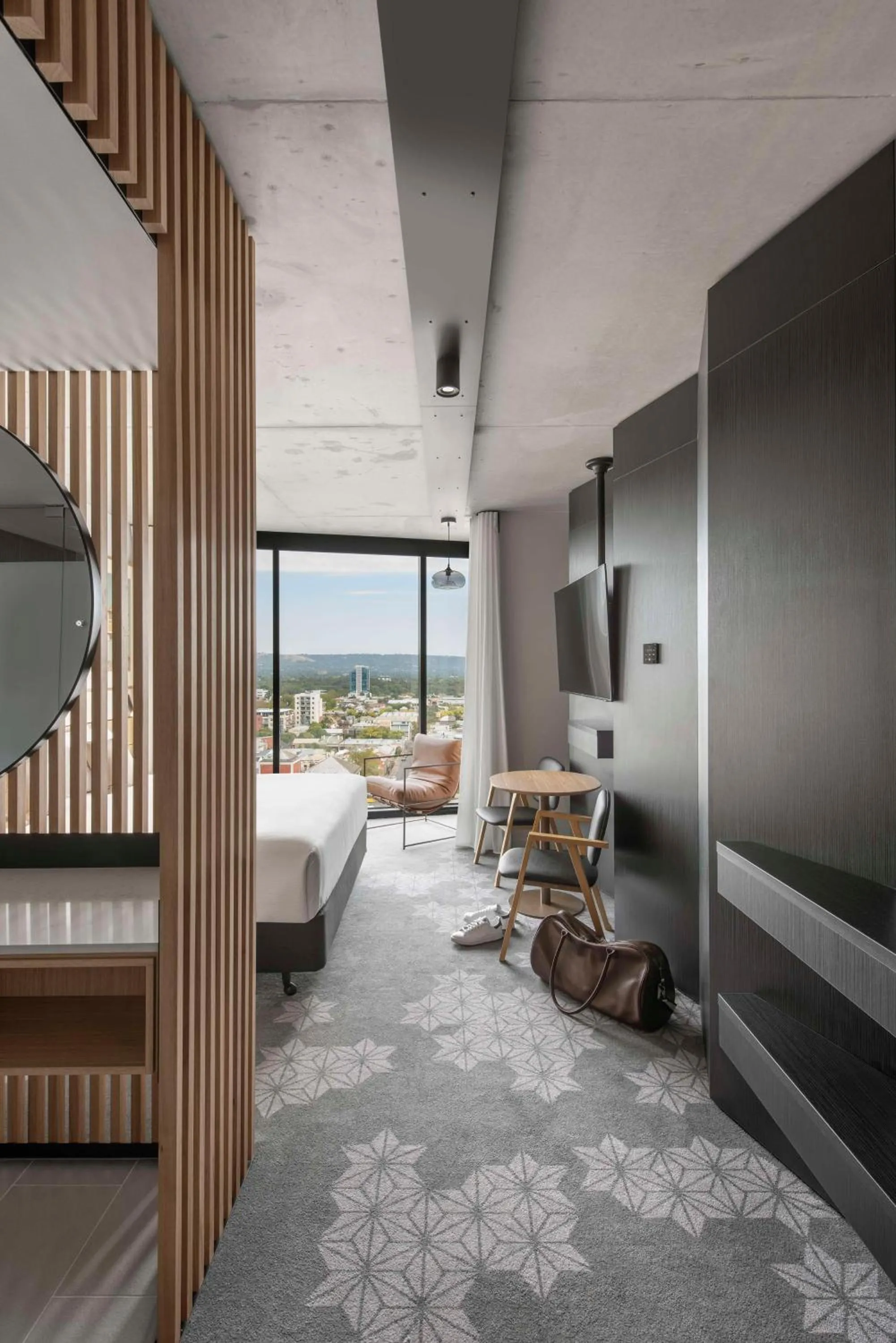 View (from property/room), Bed in Vibe Hotel Adelaide