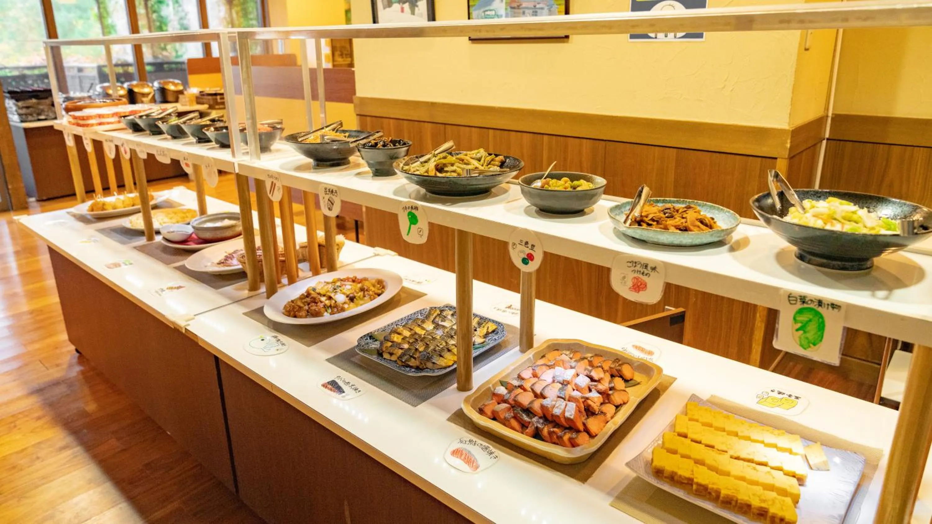 Breakfast in Morinoyu Hotel Hanakagura