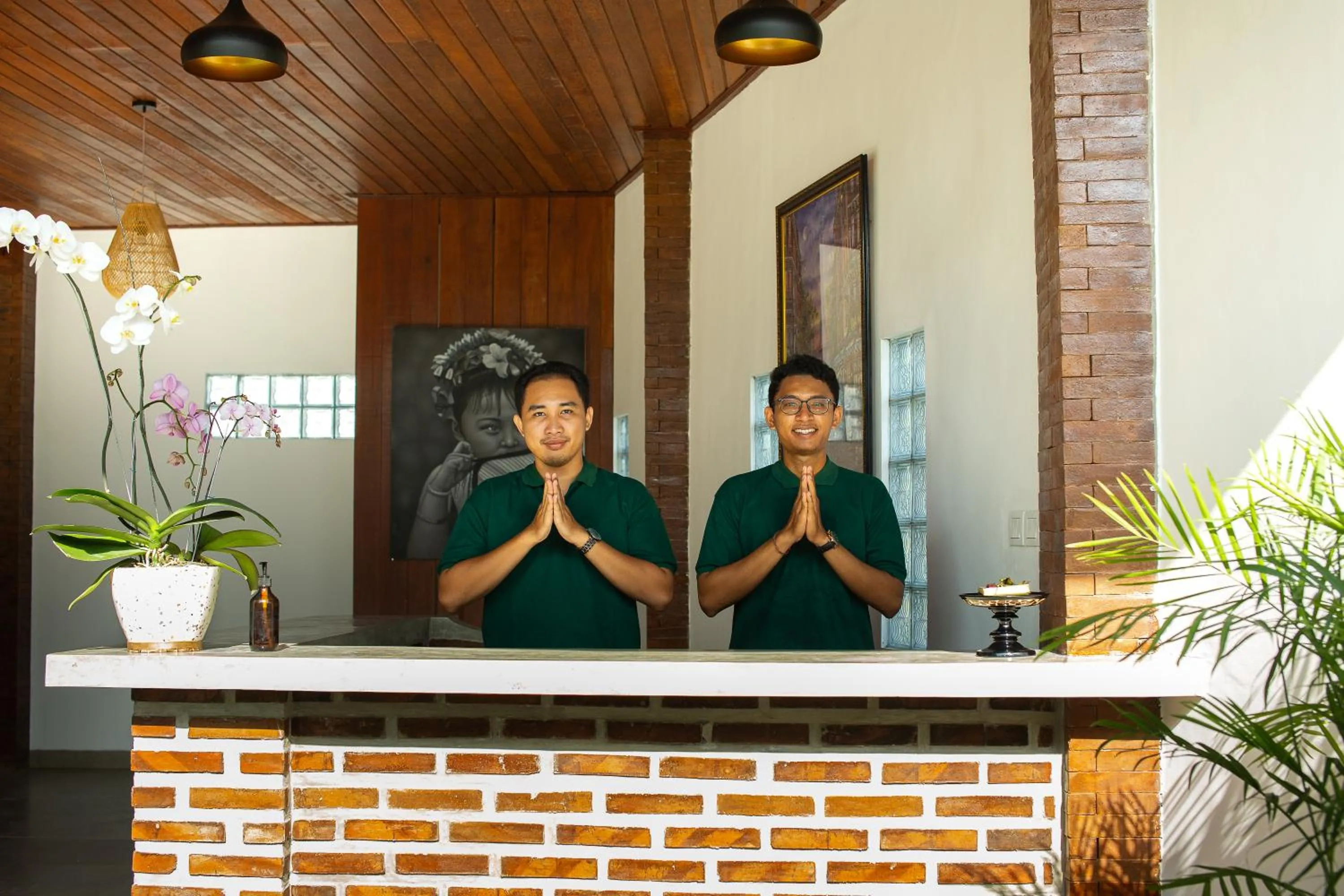 Staff in Frangipani House and Spa by ecommerceloka