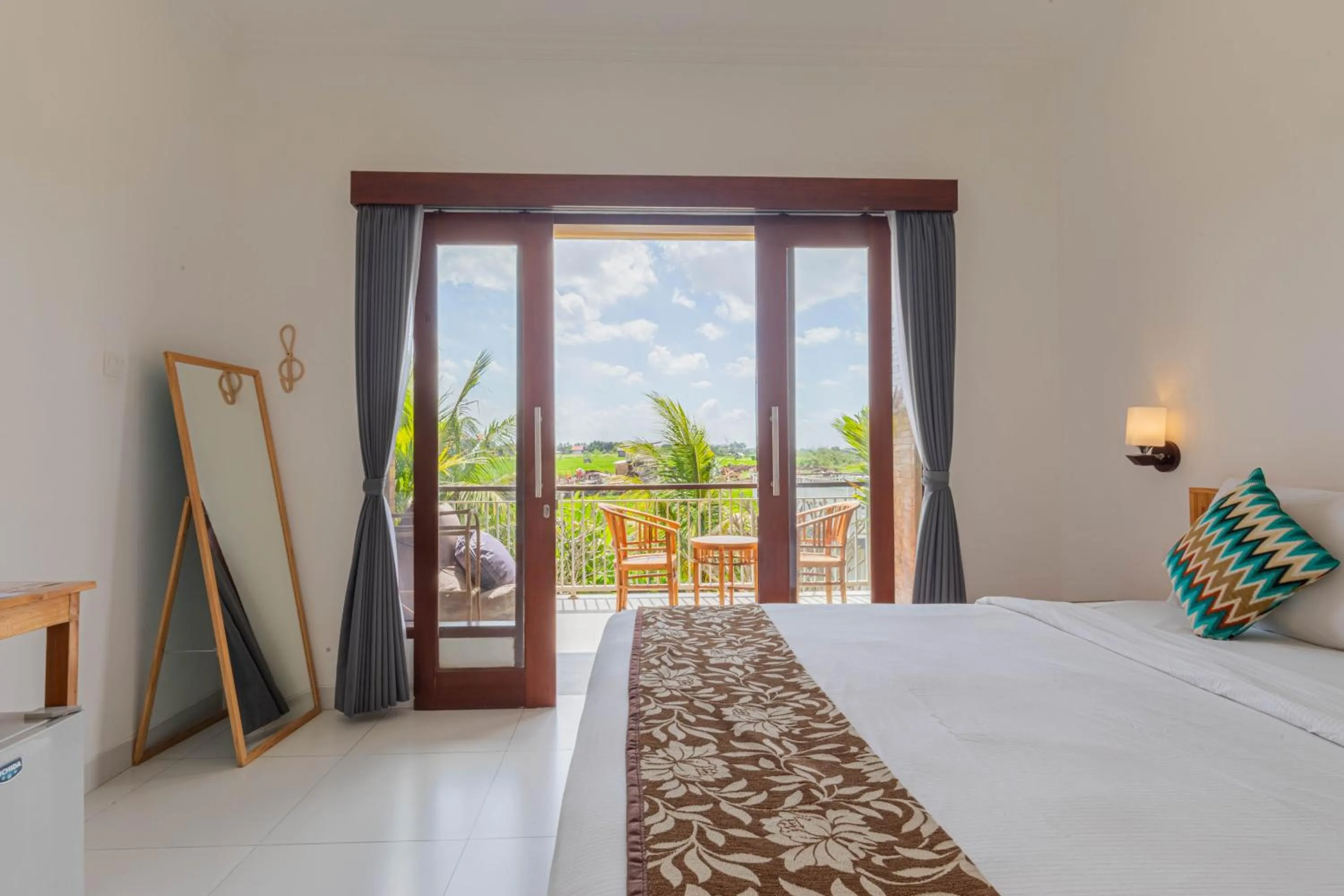 View (from property/room), Bed in Frangipani House and Spa by ecommerceloka