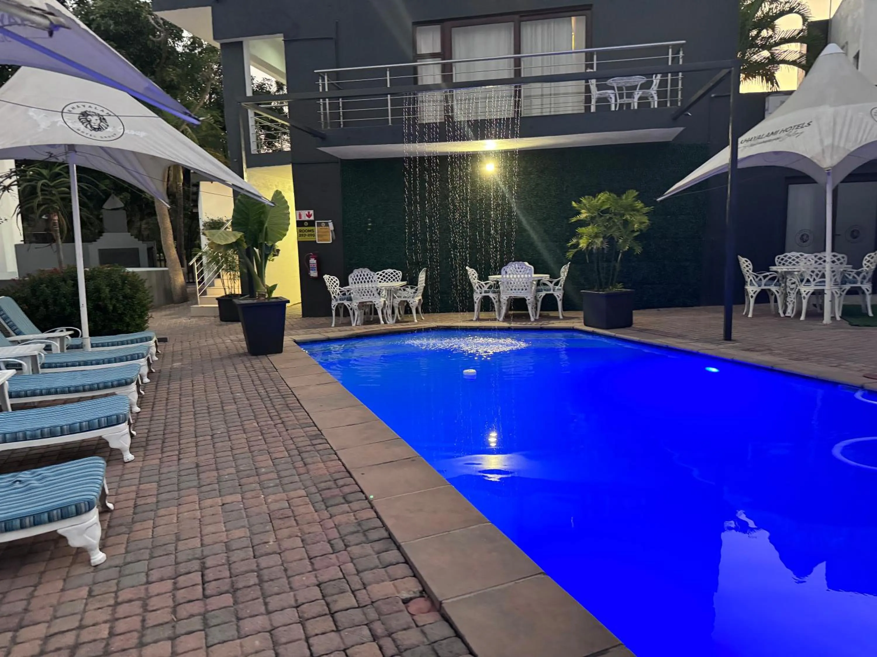 Pool view in Khayalami Hotel - Mbombela