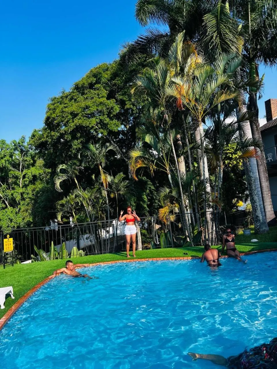 Pool view in Khayalami Hotel - Mbombela