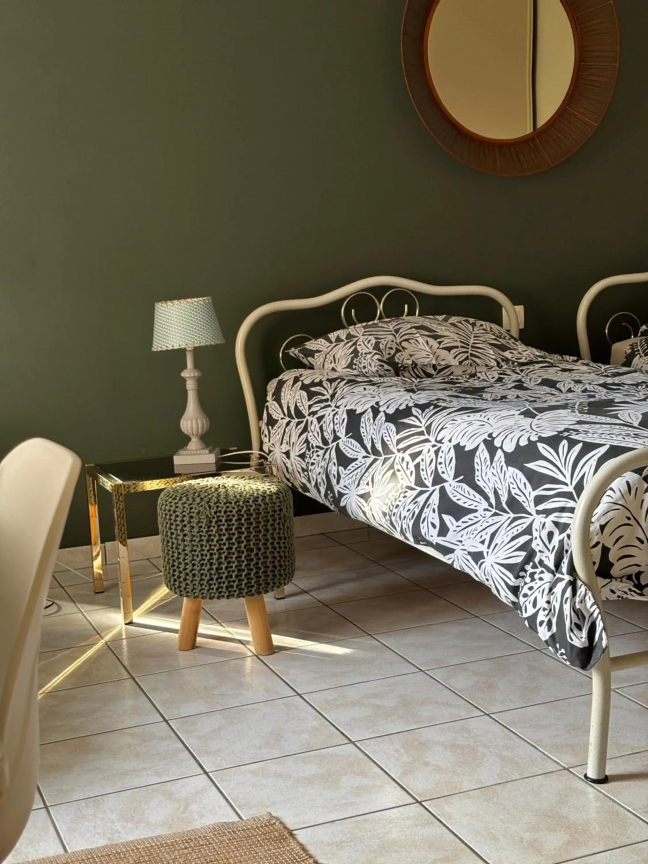 Bed in Studio Ferme de Bonavis