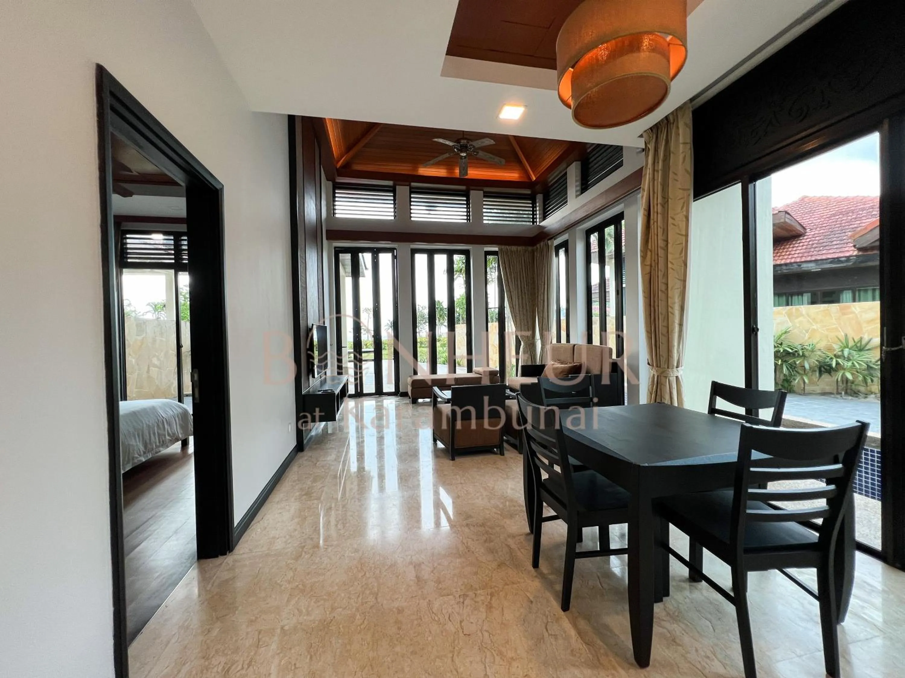 Living room in Bonheur at Karambunai