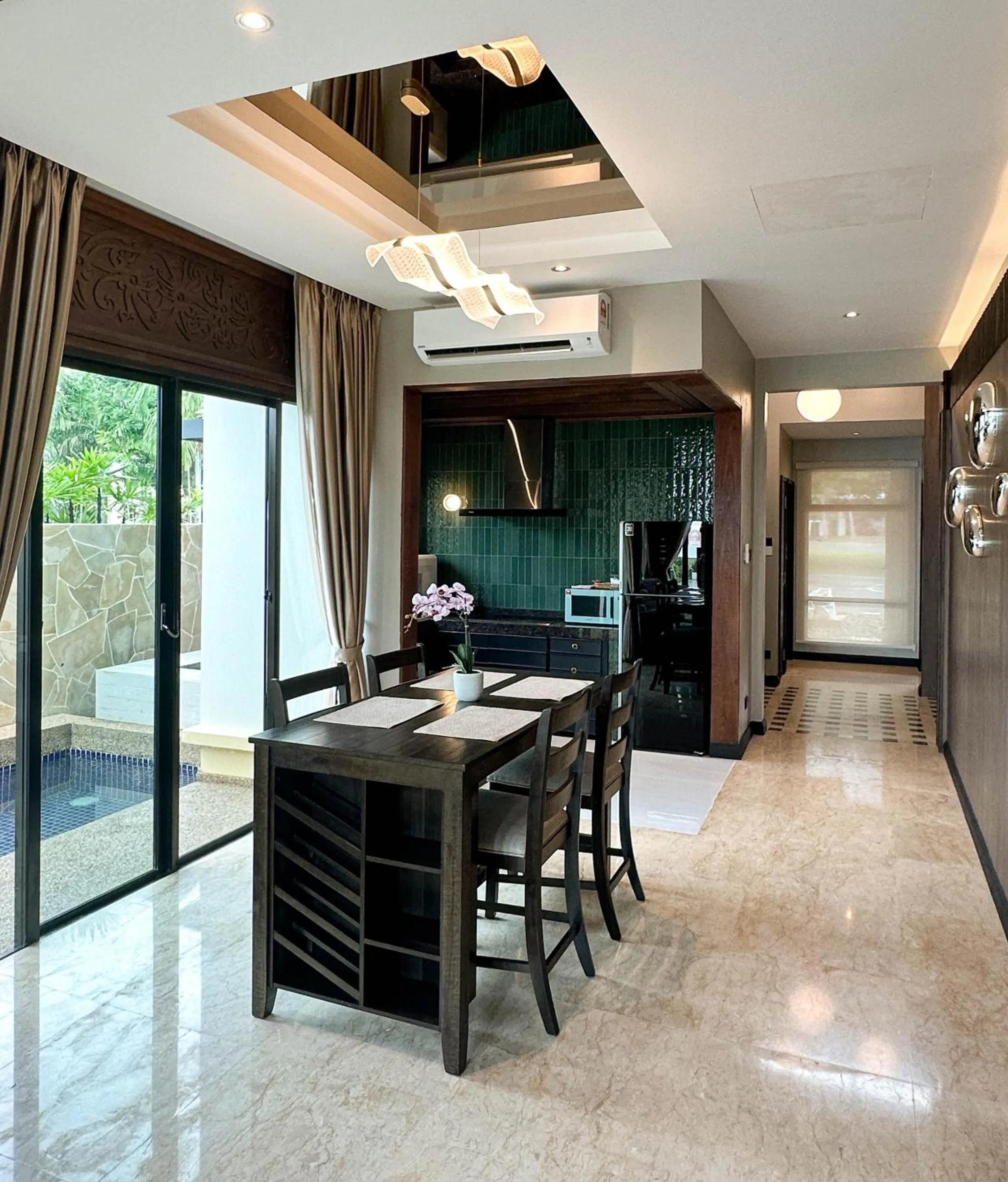 Kitchen or kitchenette in Bonheur at Karambunai