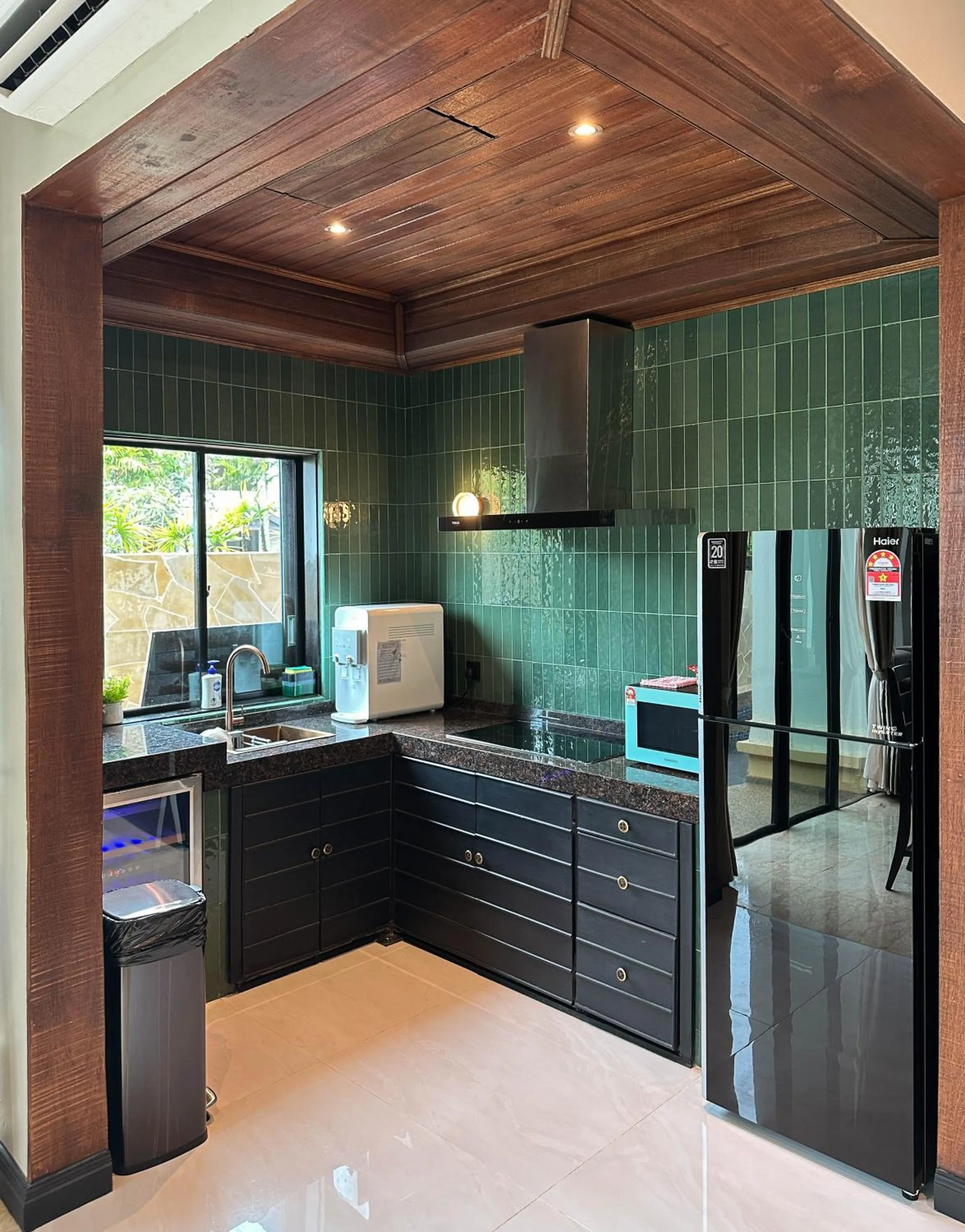 Kitchen or kitchenette in Bonheur at Karambunai