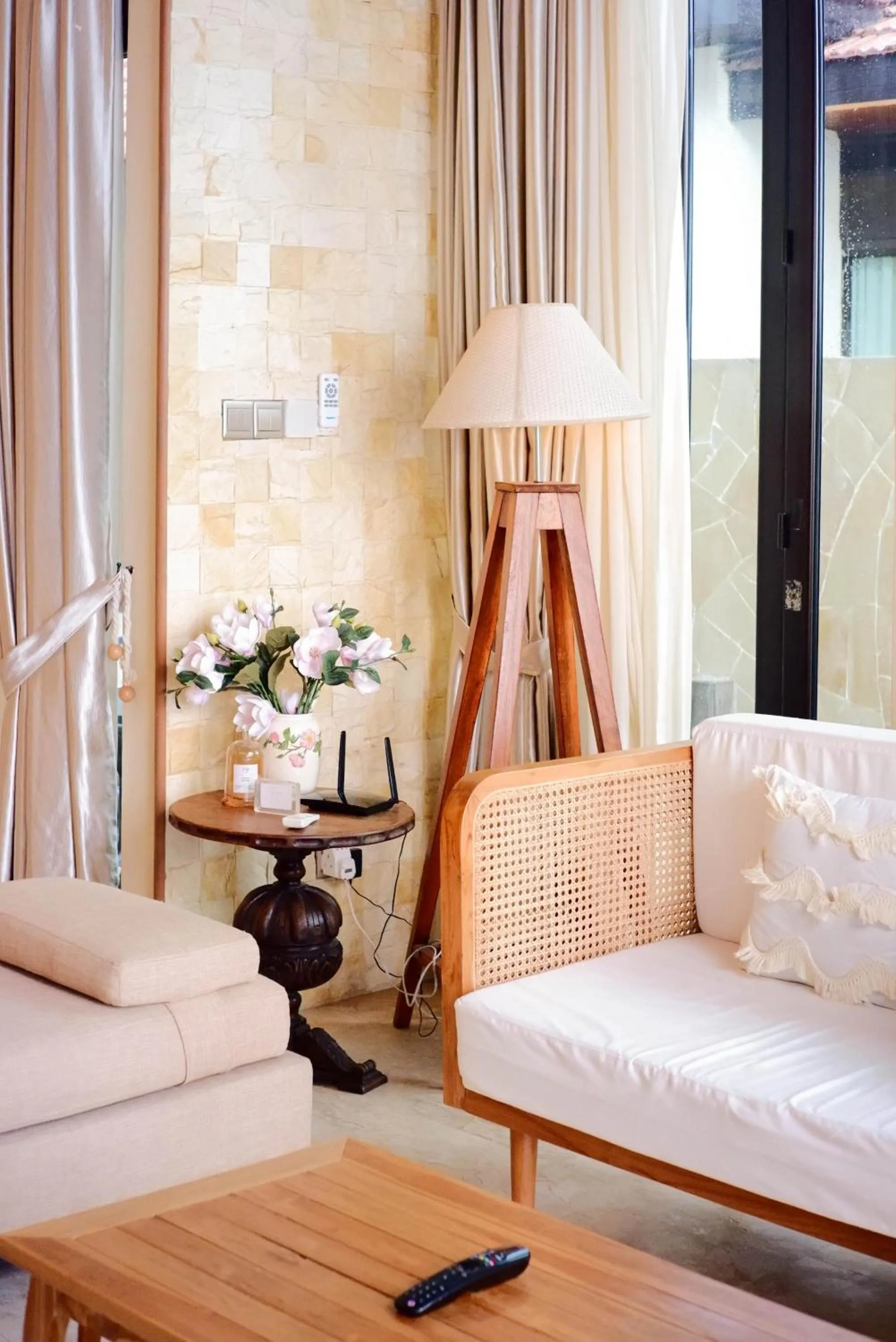 Living room in Bonheur at Karambunai