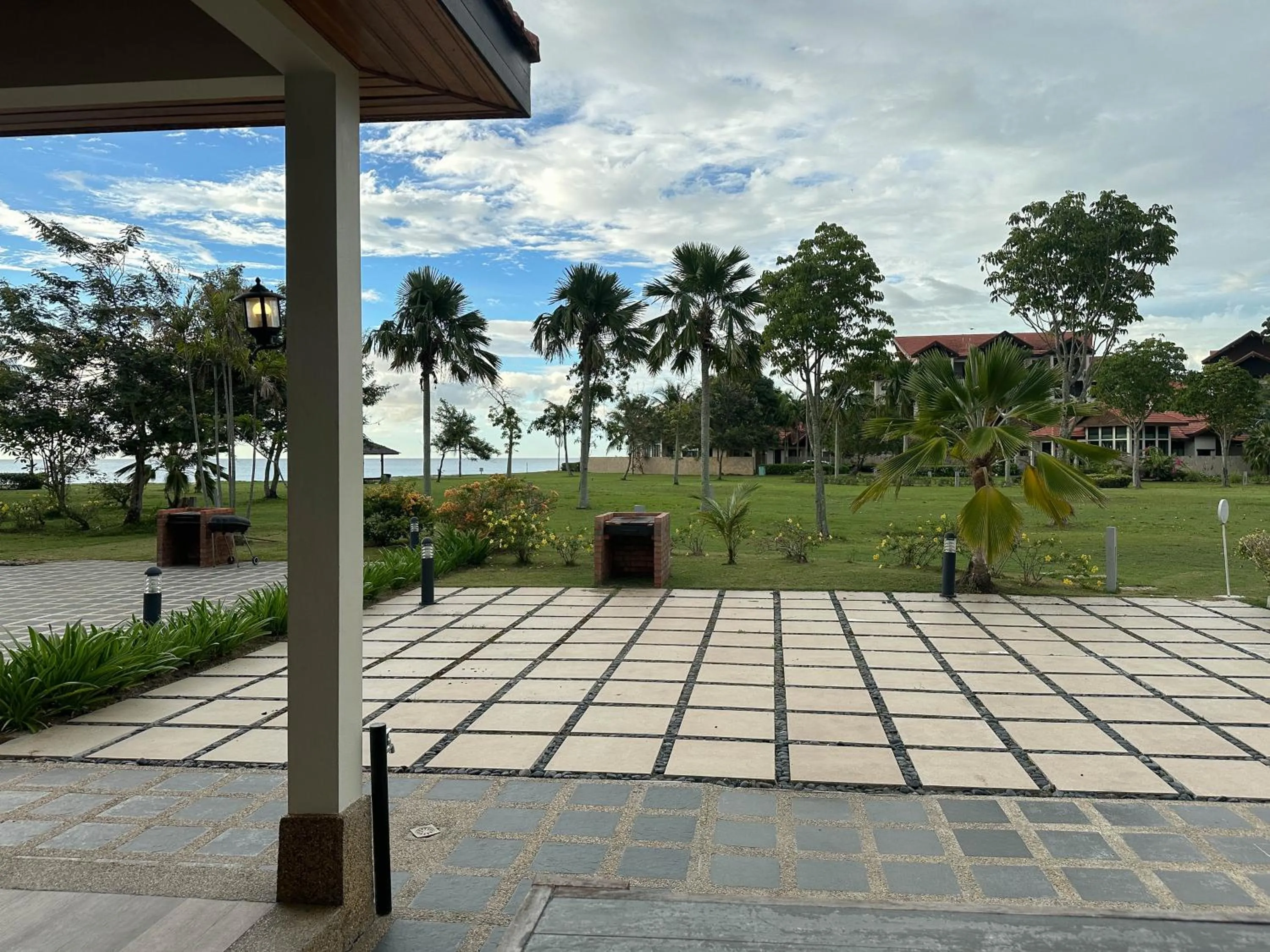 Garden view in Bonheur at Karambunai