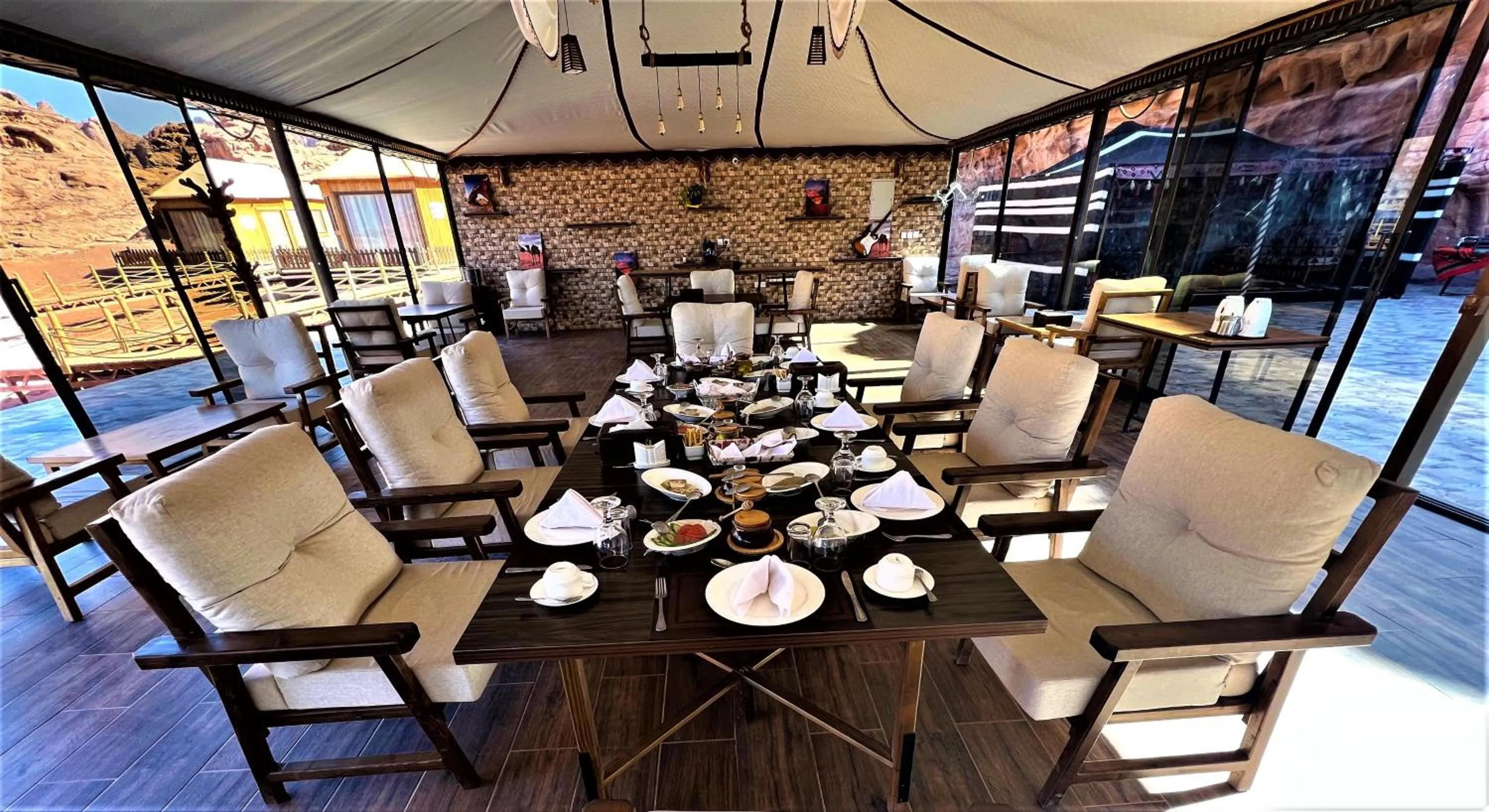 Breakfast in The Villas - Bedouin Boutique Resort