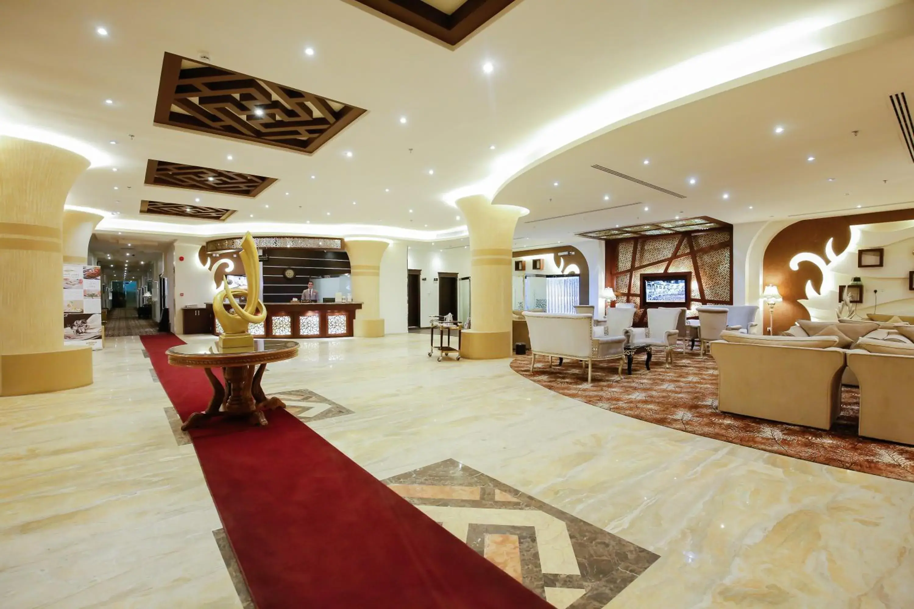 Lobby or reception in Rest Night Serviced Apartments- AlHamra Lobby or reception in Rest Night Serviced Apartments- AlHamra
