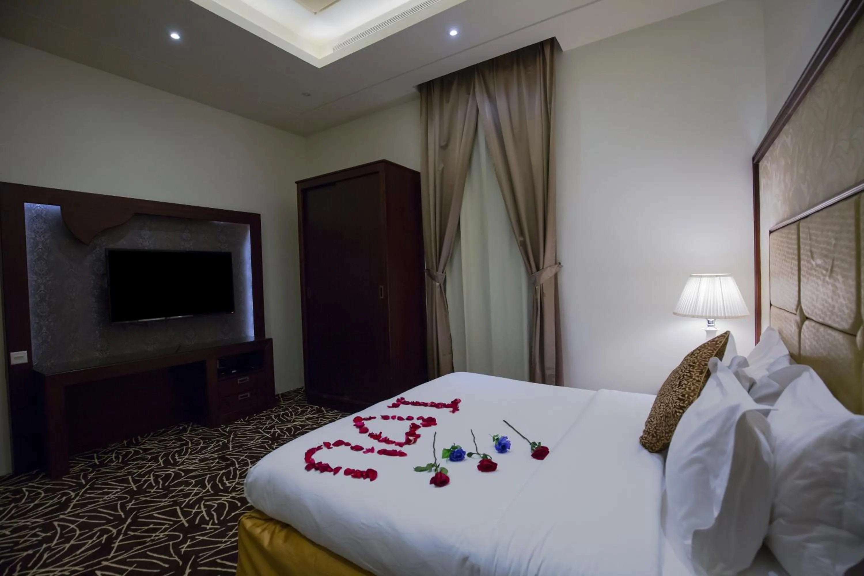 Bedroom, Bed in Rest Night Serviced Apartments- AlHamra