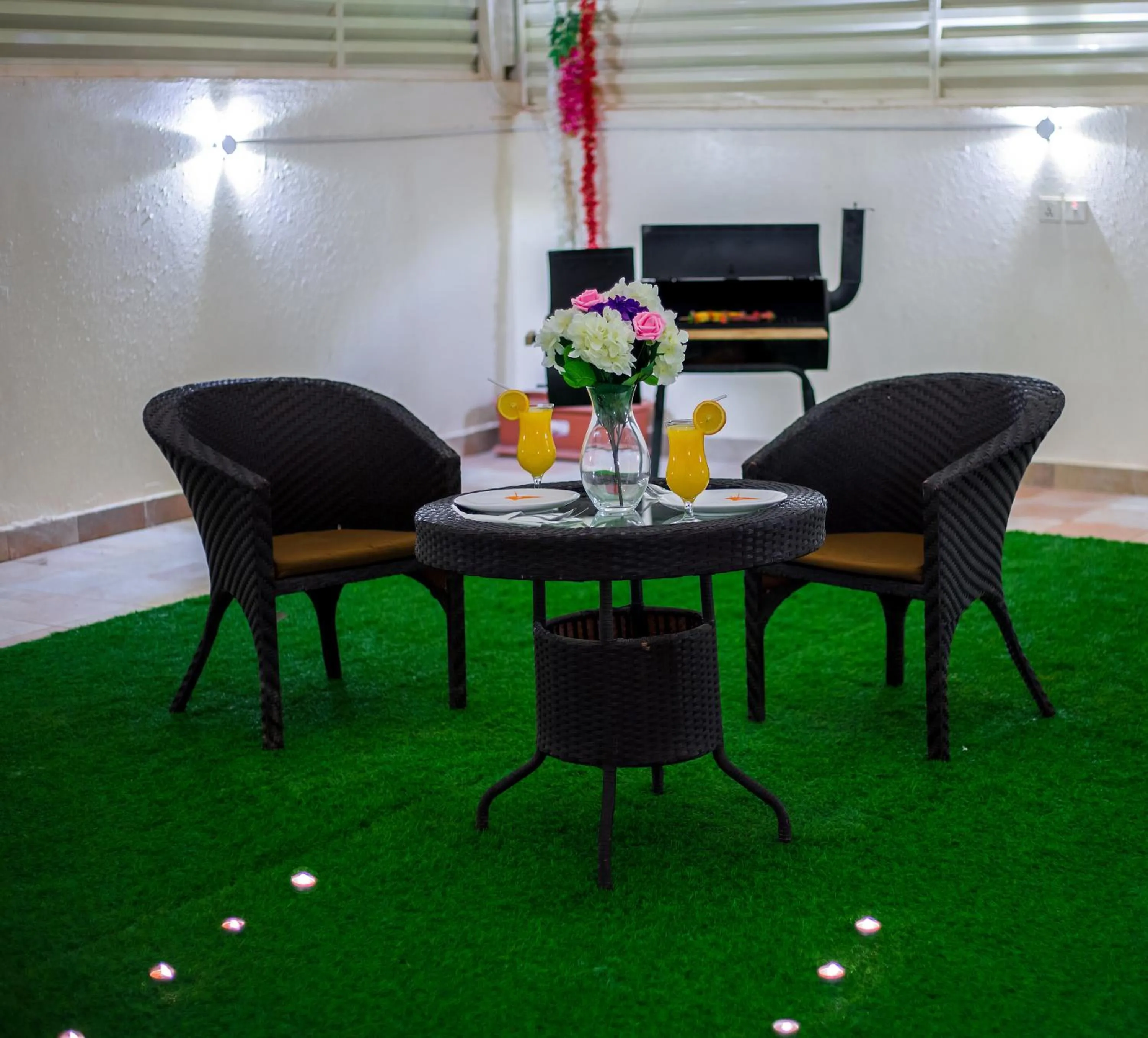 BBQ facilities in Rest Night Serviced Apartments- AlHamra