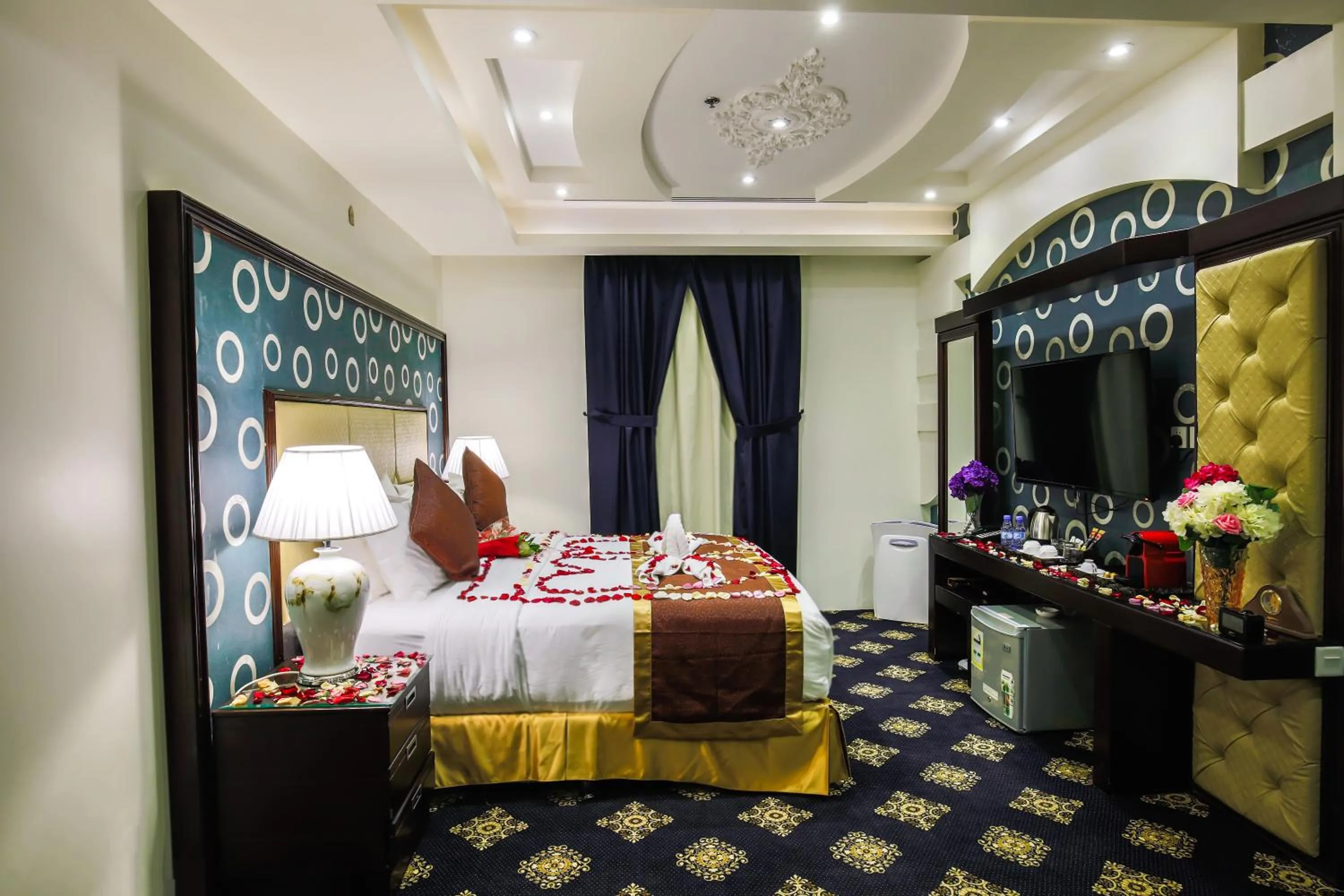 Bedroom, Bed in Rest Night Serviced Apartments- AlHamra