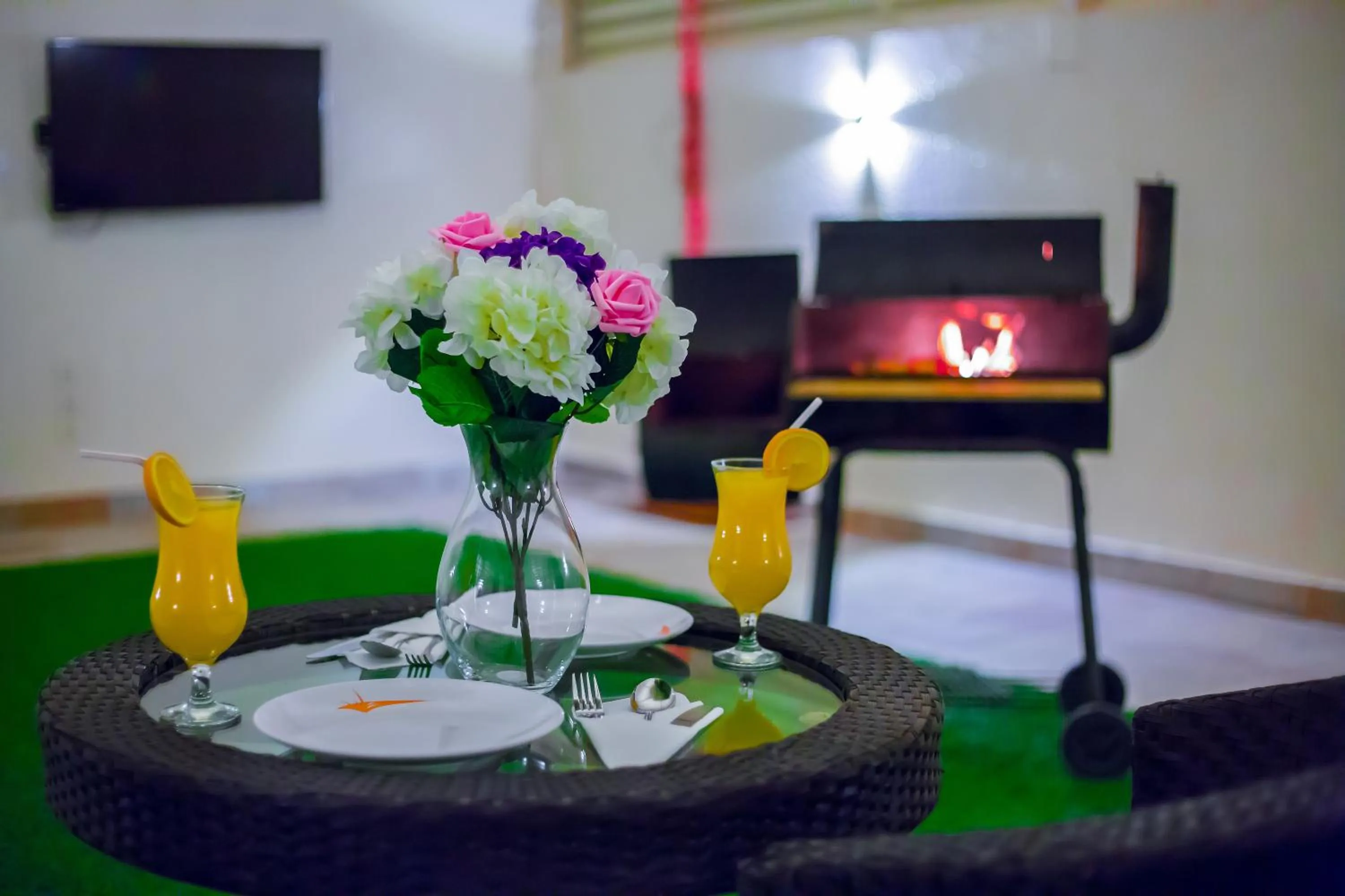 BBQ facilities in Rest Night Serviced Apartments- AlHamra