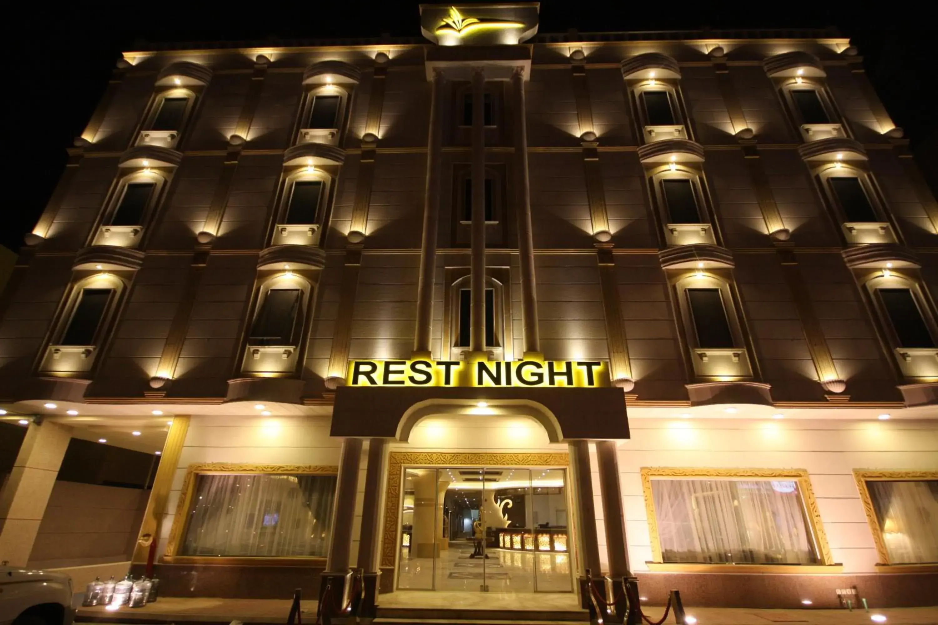 Facade/entrance in Rest Night Serviced Apartments- AlHamra Facade/entrance in Rest Night Serviced Apartments- AlHamra