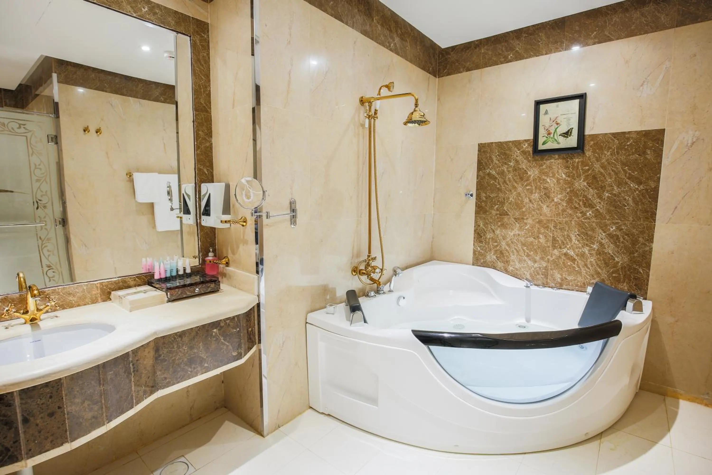 Bathroom in Rest Night Serviced Apartments- AlHamra