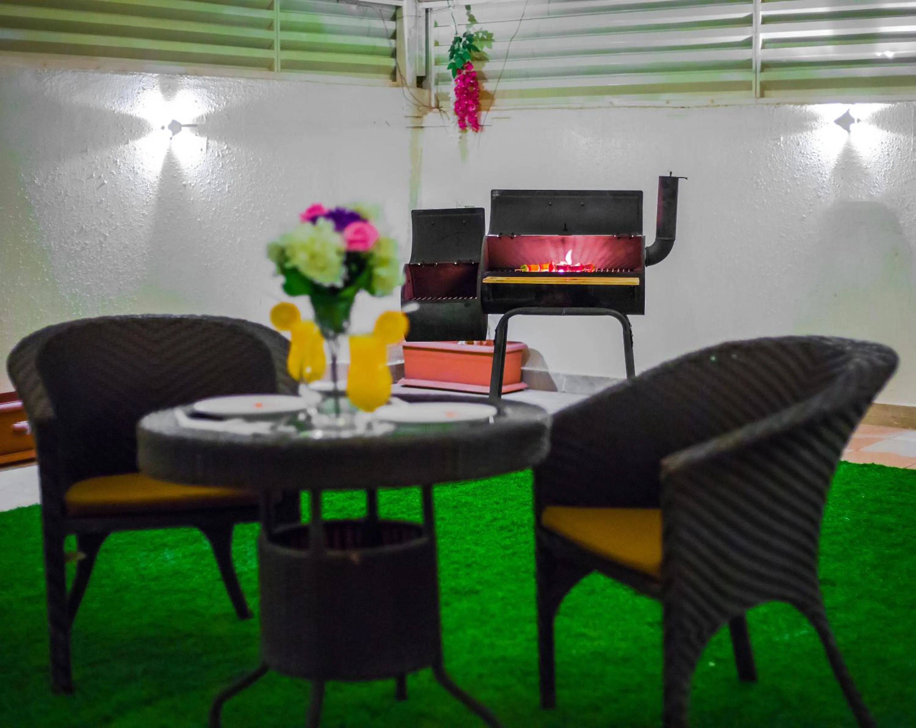 BBQ facilities in Rest Night Serviced Apartments- AlHamra