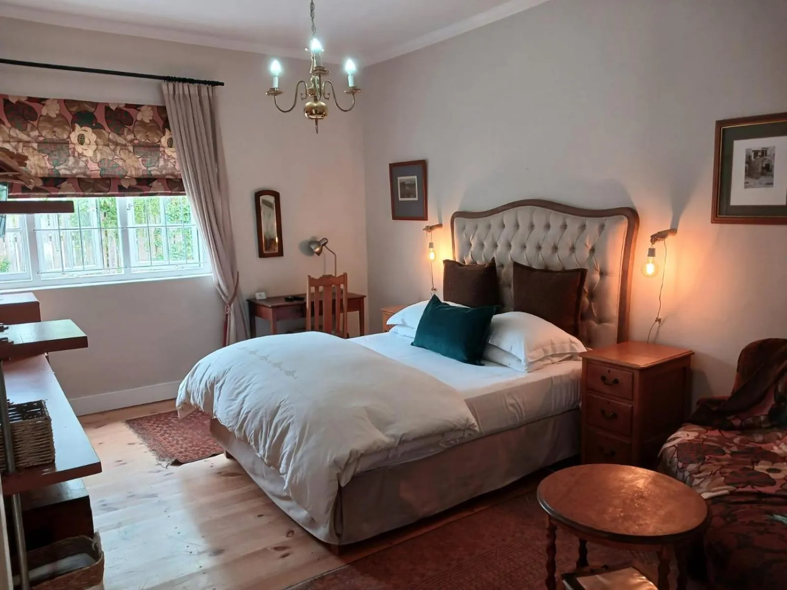 Bed in Die Waenhuis Guest House