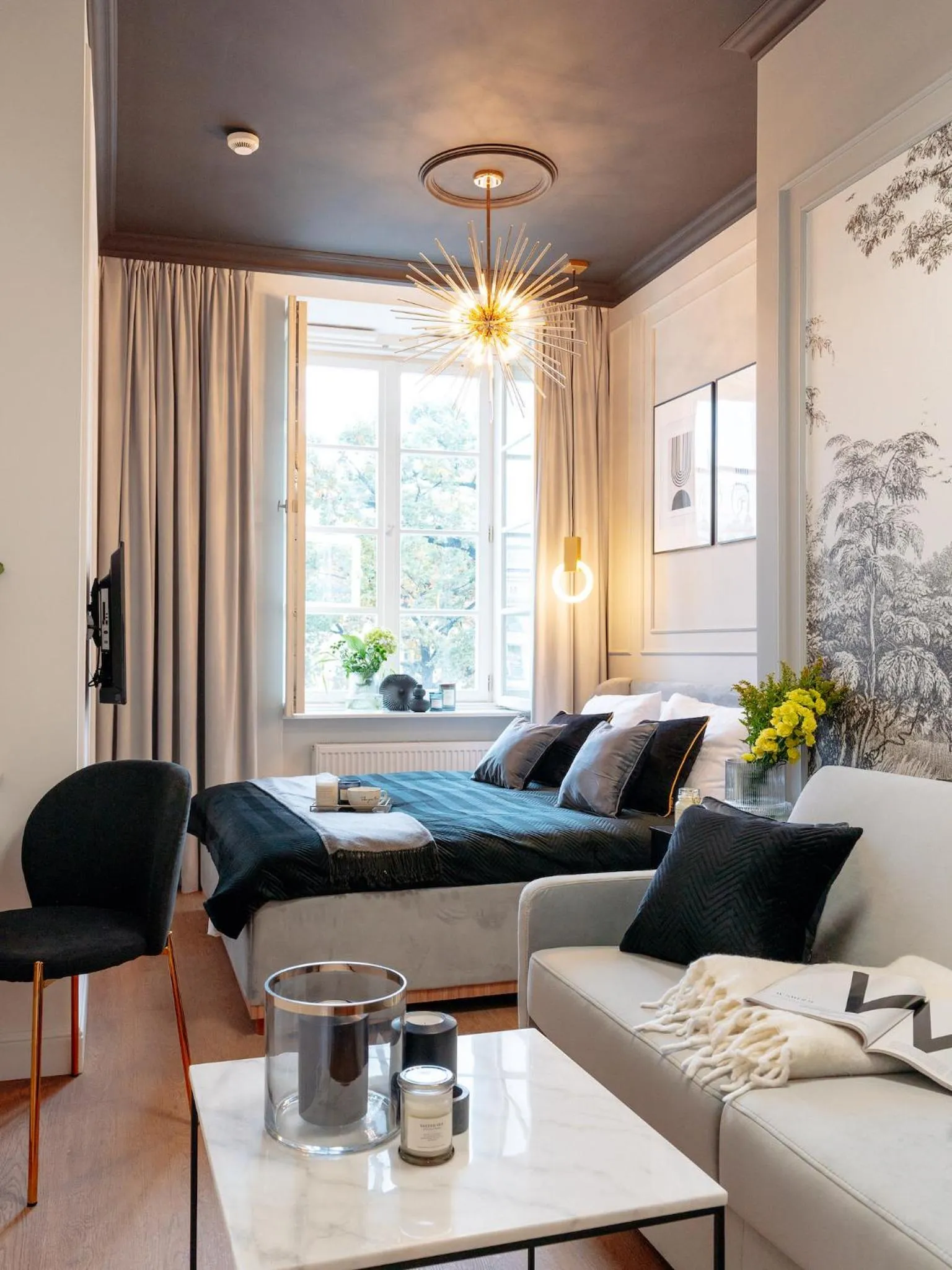 Living room in Warsaw Story - LoftAffair Collection