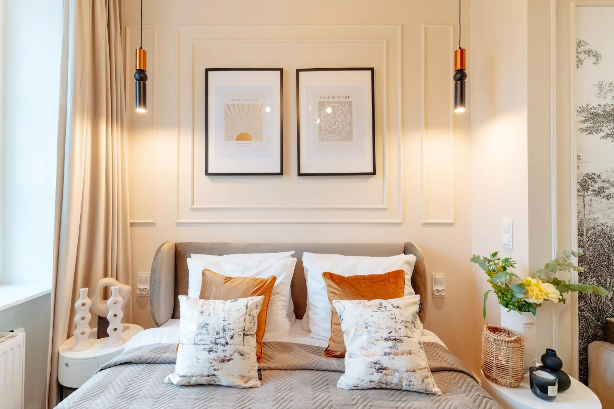 Bedroom, Bed in Warsaw Story - LoftAffair Collection