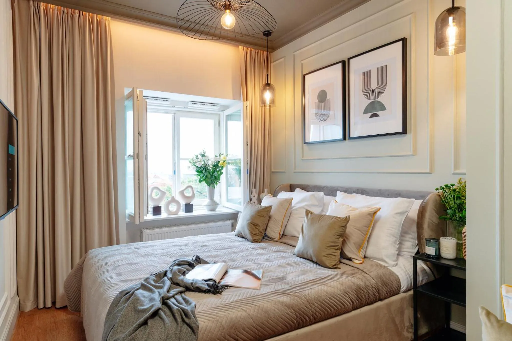 Bedroom, Bed in Warsaw Story - LoftAffair Collection