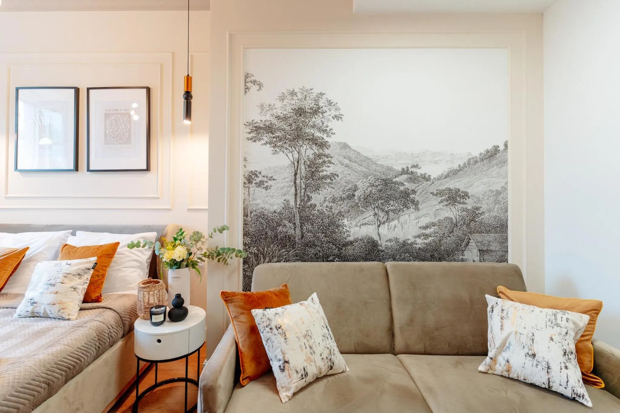 Seating area in Warsaw Story - LoftAffair Collection