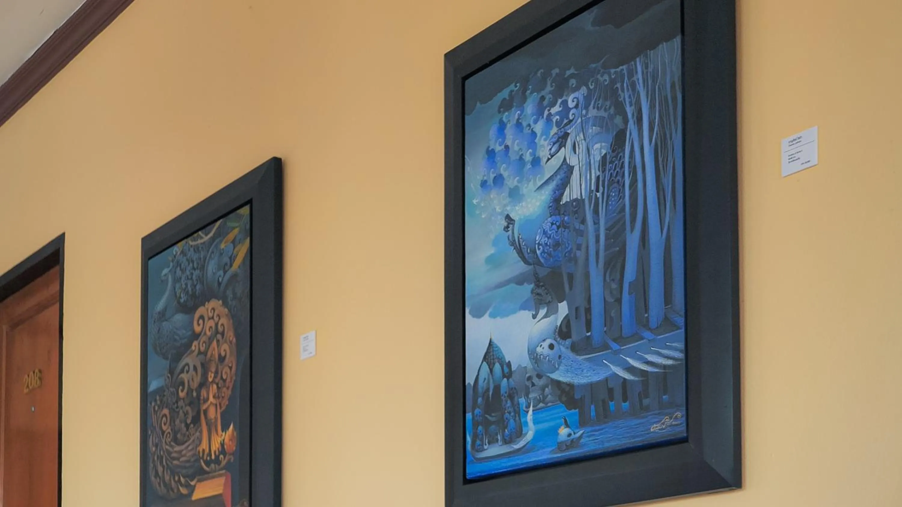 Decorative detail in Siam Avari Hotel, Chiang Rai