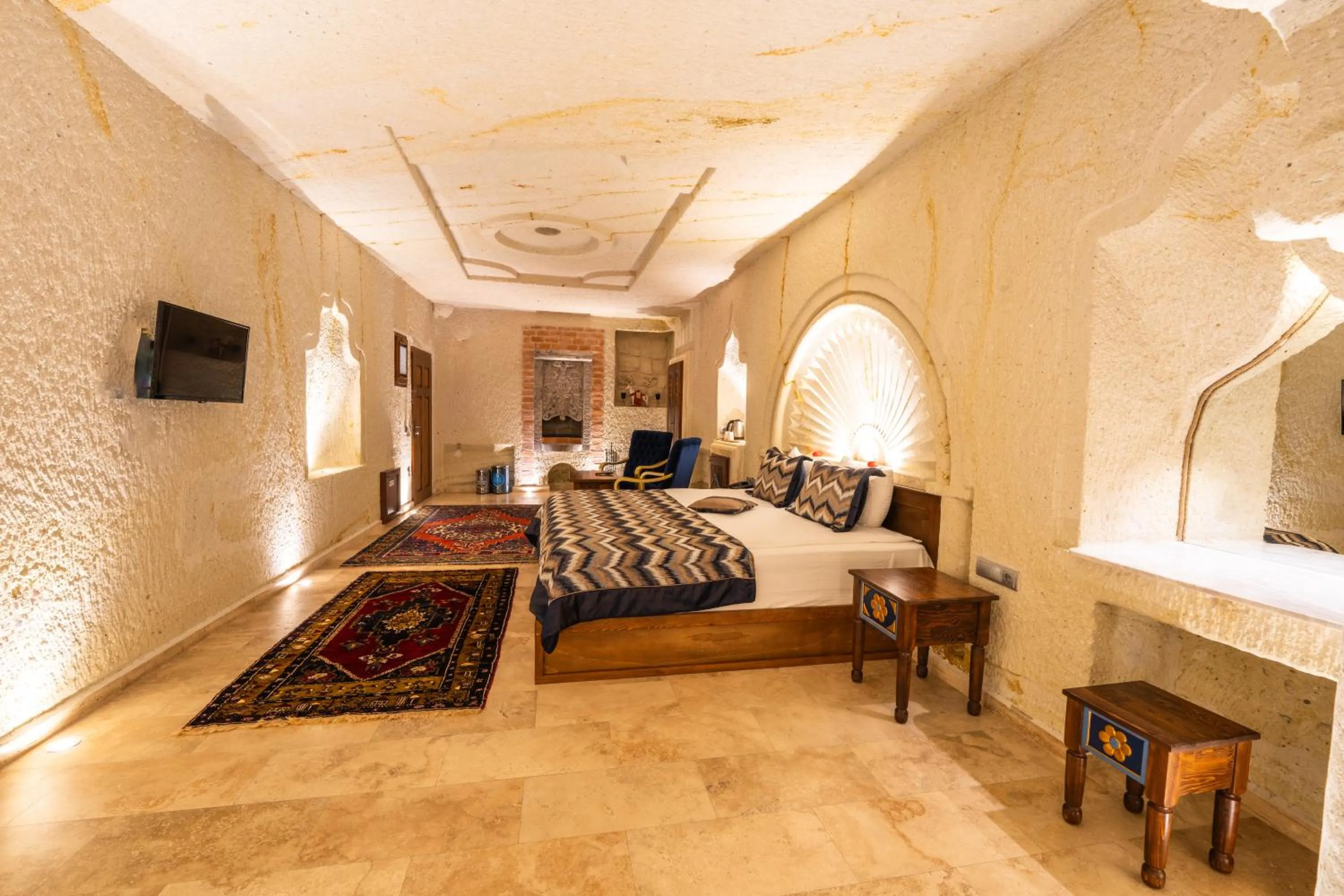 Bedroom, Bed in Cappadocia Sweet Cave
