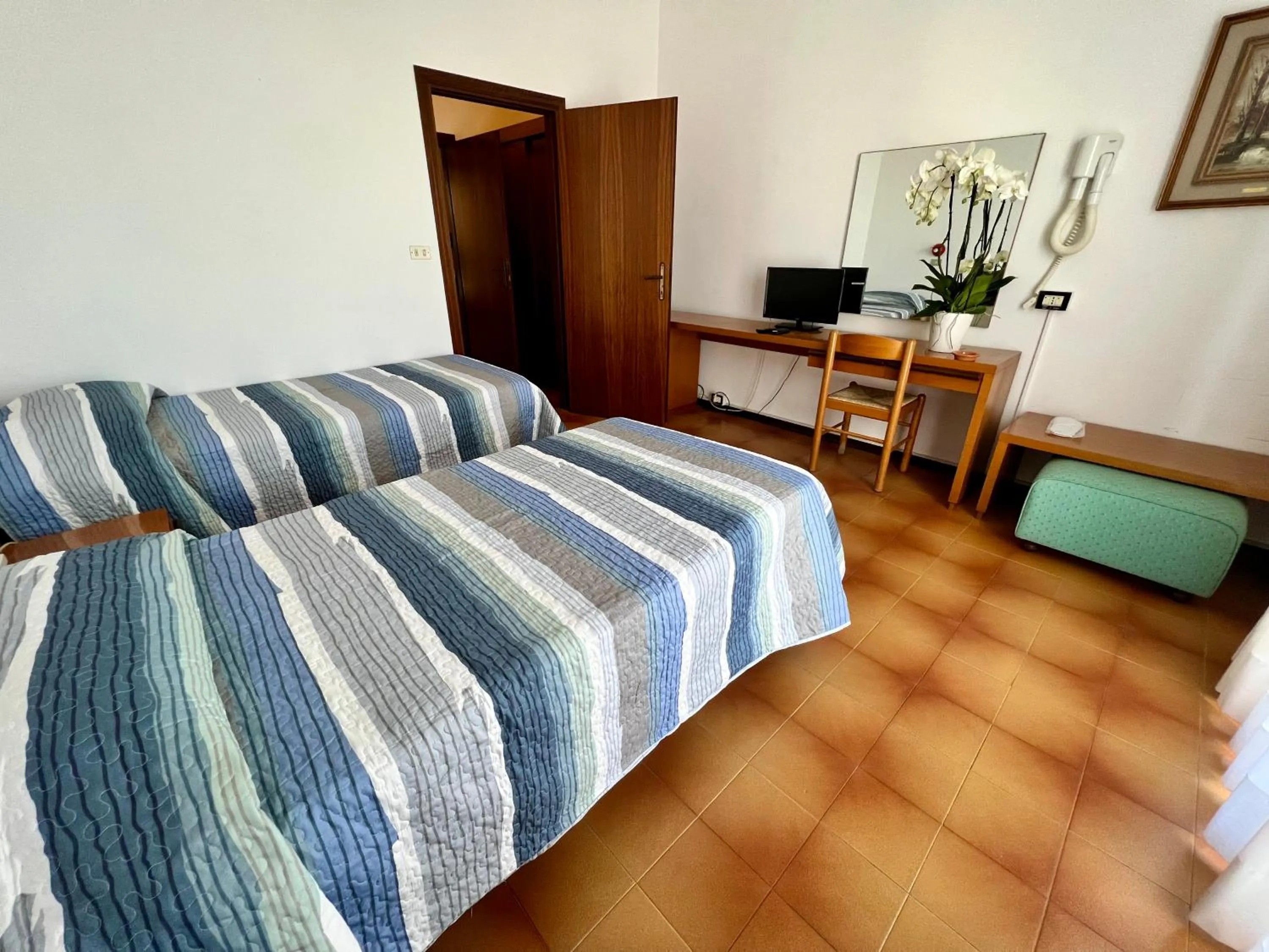 Bed in Hotel Ca' Bianca da Paolino