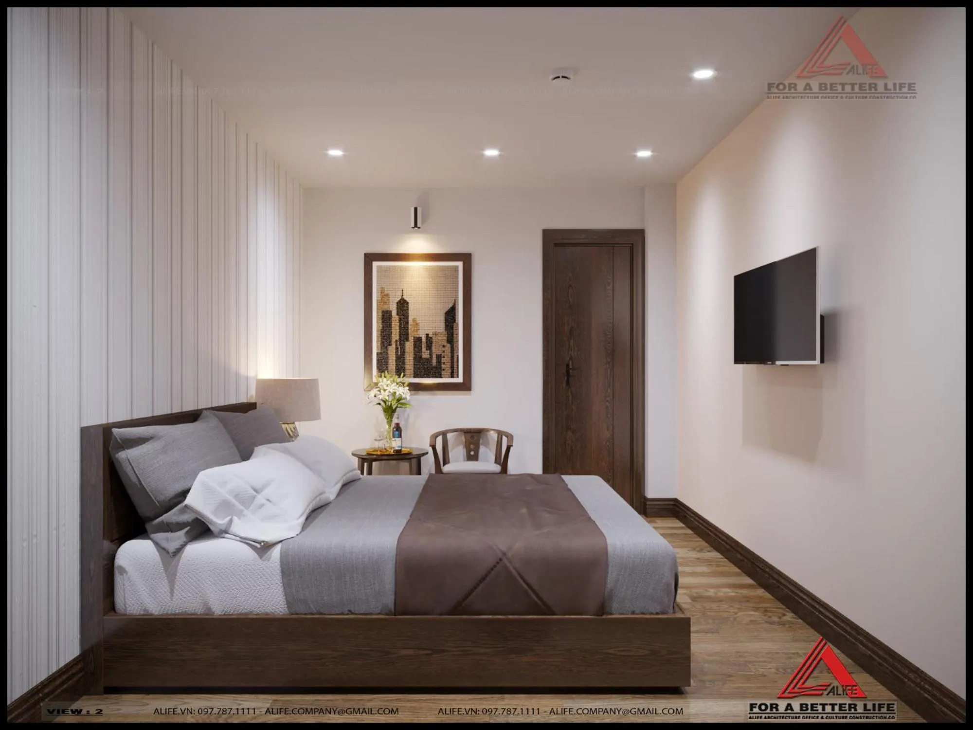 Bed in Van Giang Hotel