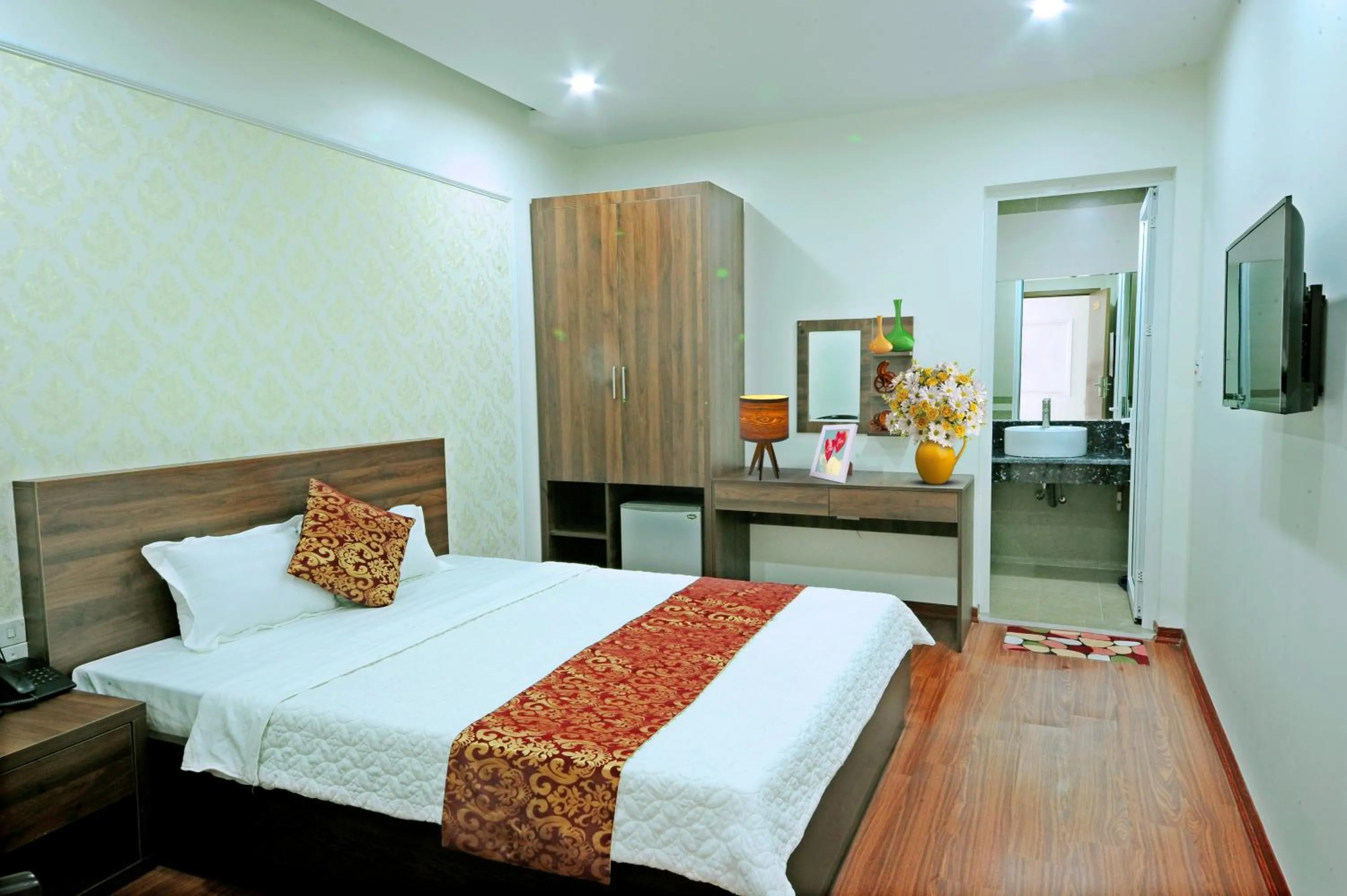 Bed in Van Giang Hotel