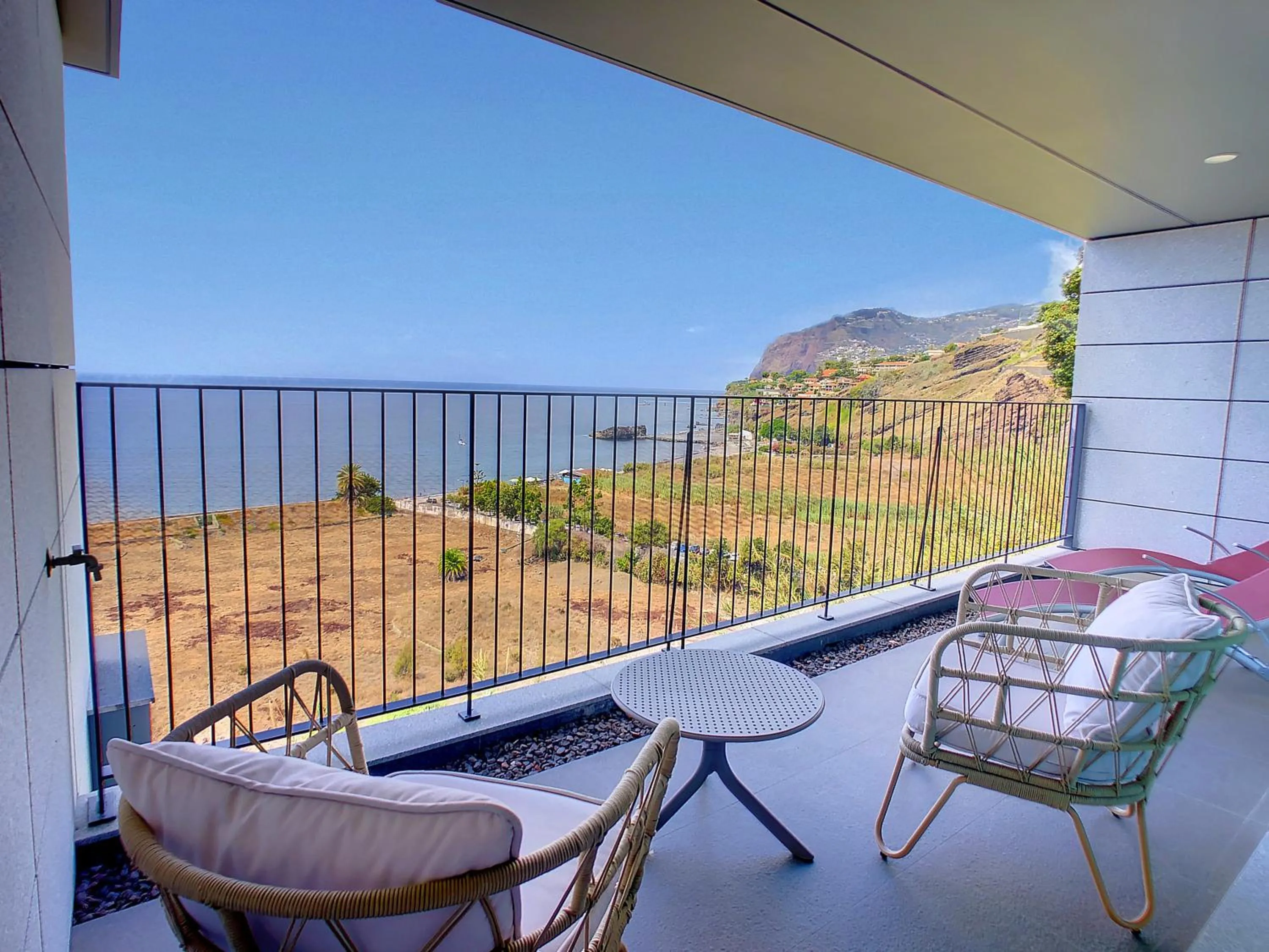 Patio in The Best Sea View Apartment by LovelyStay