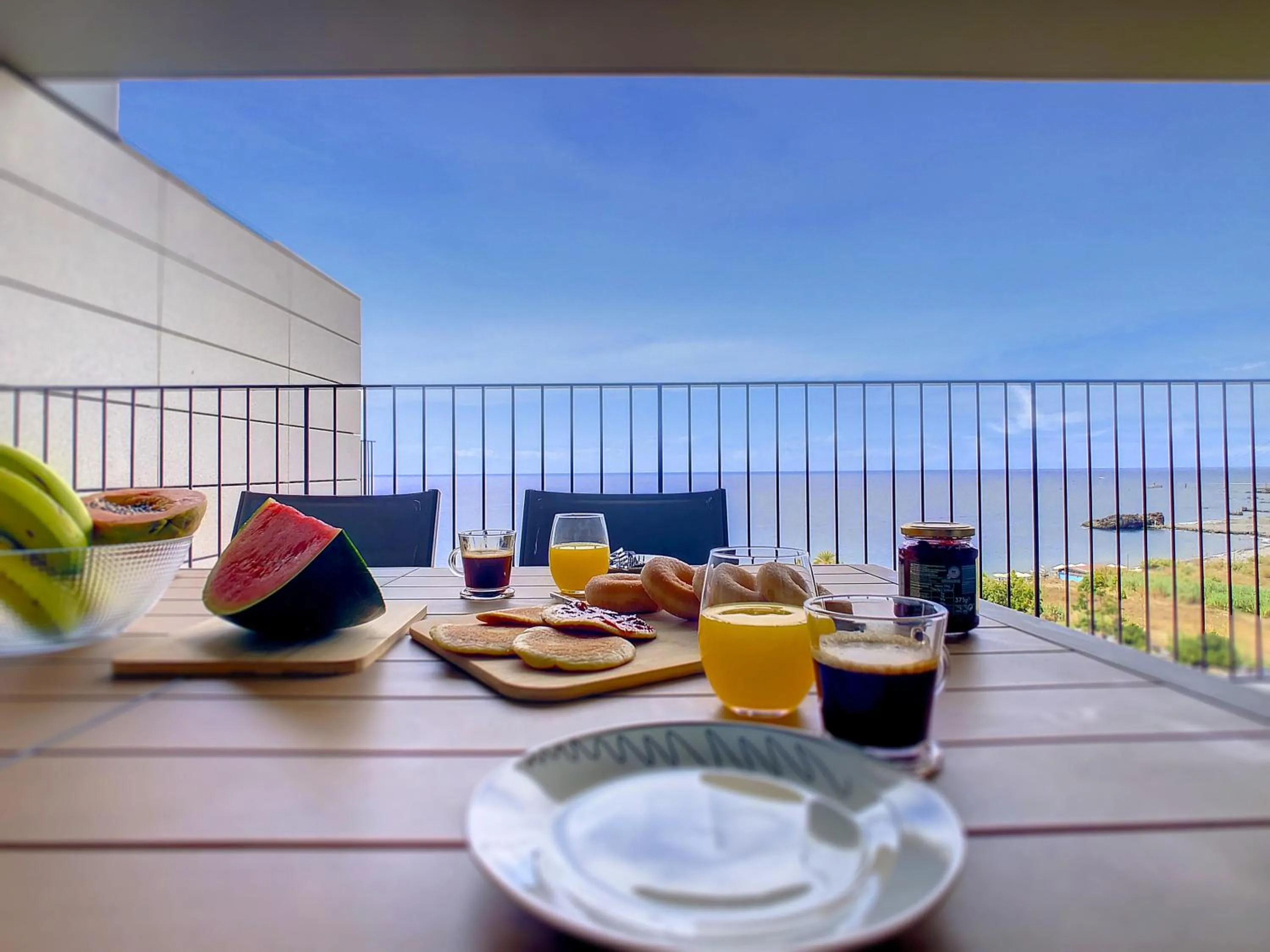 Balcony/Terrace in The Best Sea View Apartment by LovelyStay