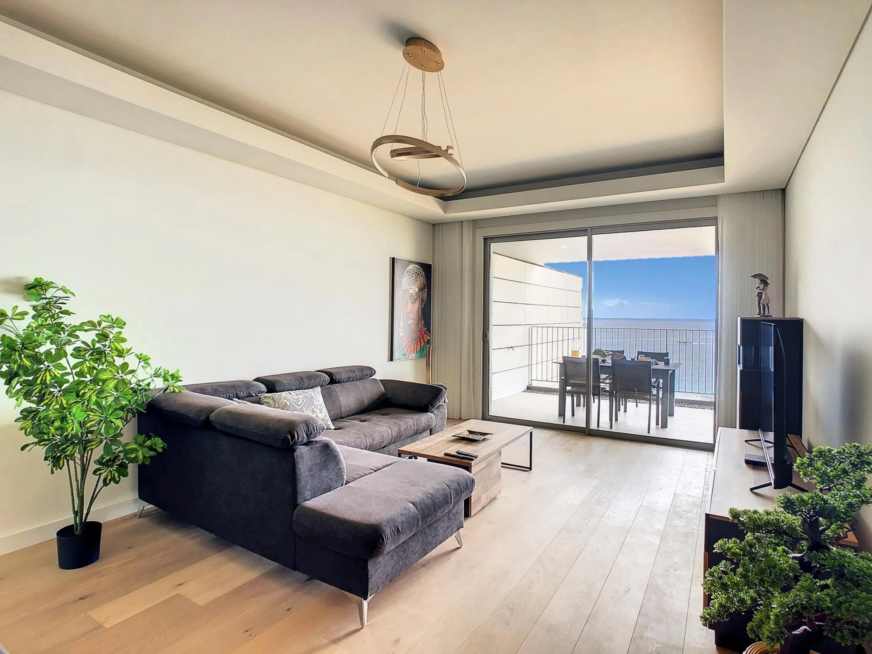 Living room in The Best Sea View Apartment by LovelyStay