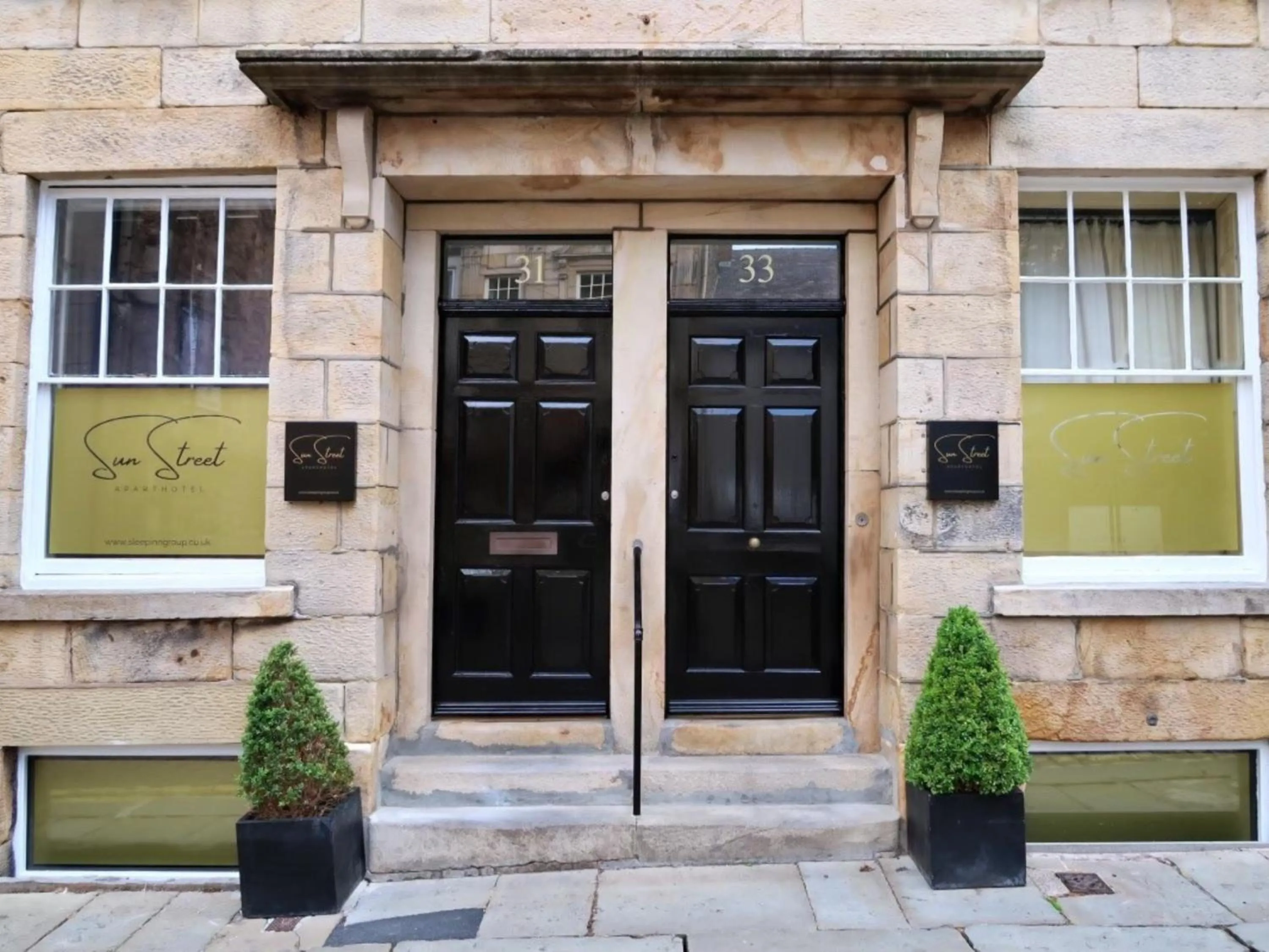 Property building in Sun Street Aparthotel