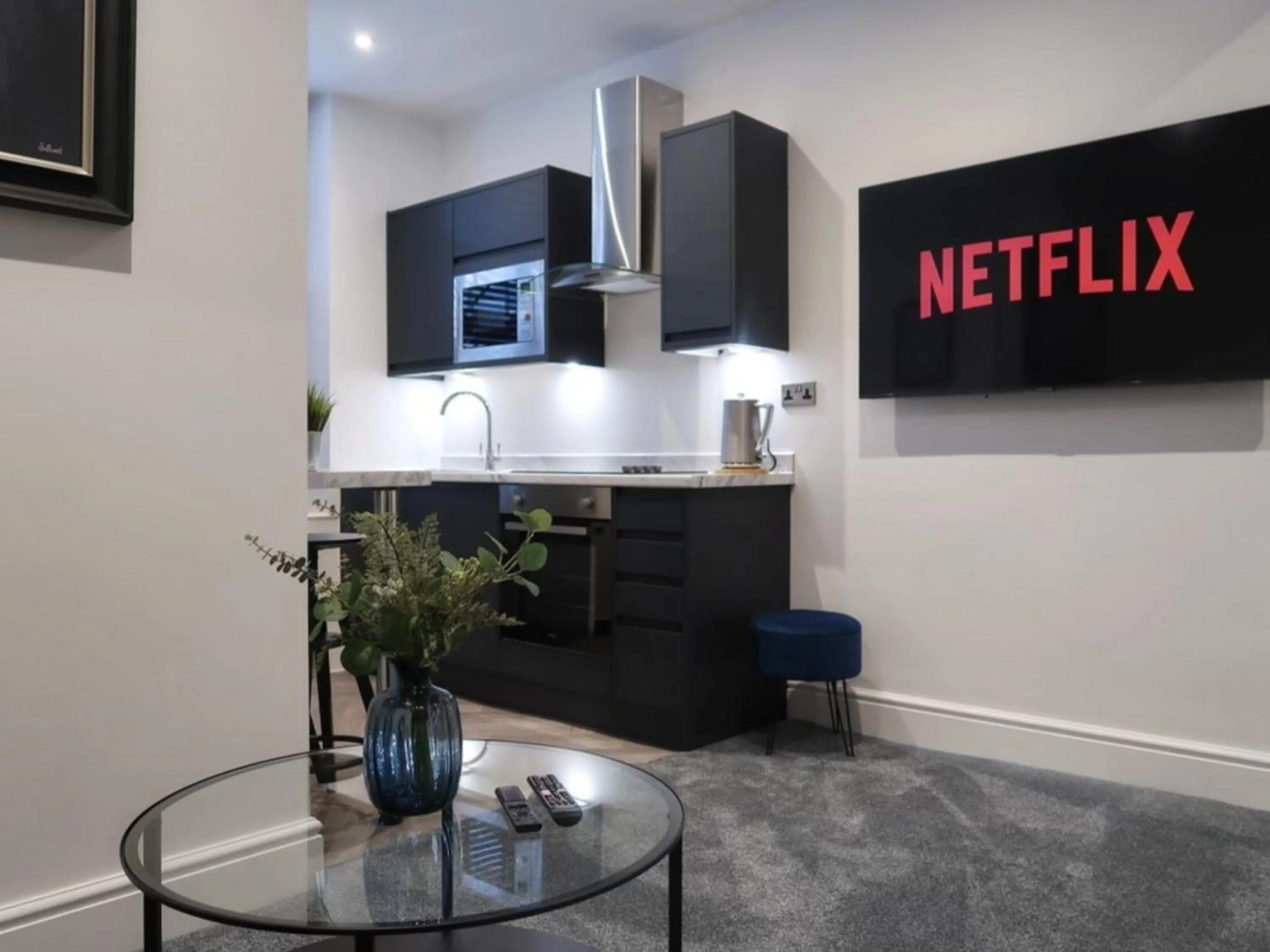 Living room in Sun Street Aparthotel