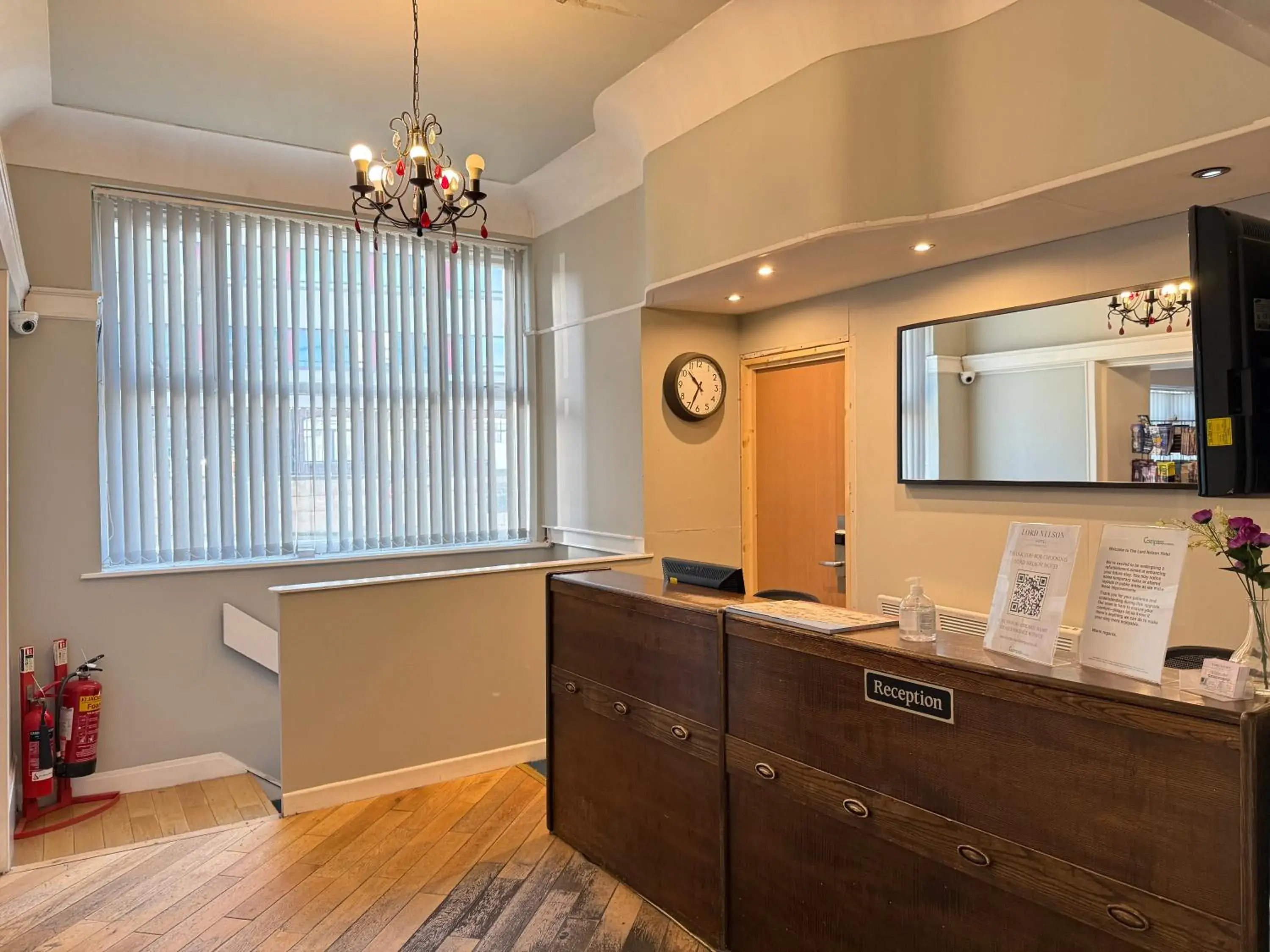 Lobby or reception in Lord Nelson Hotel by Compass Hospitality Lobby or reception in Lord Nelson Hotel by Compass Hospitality