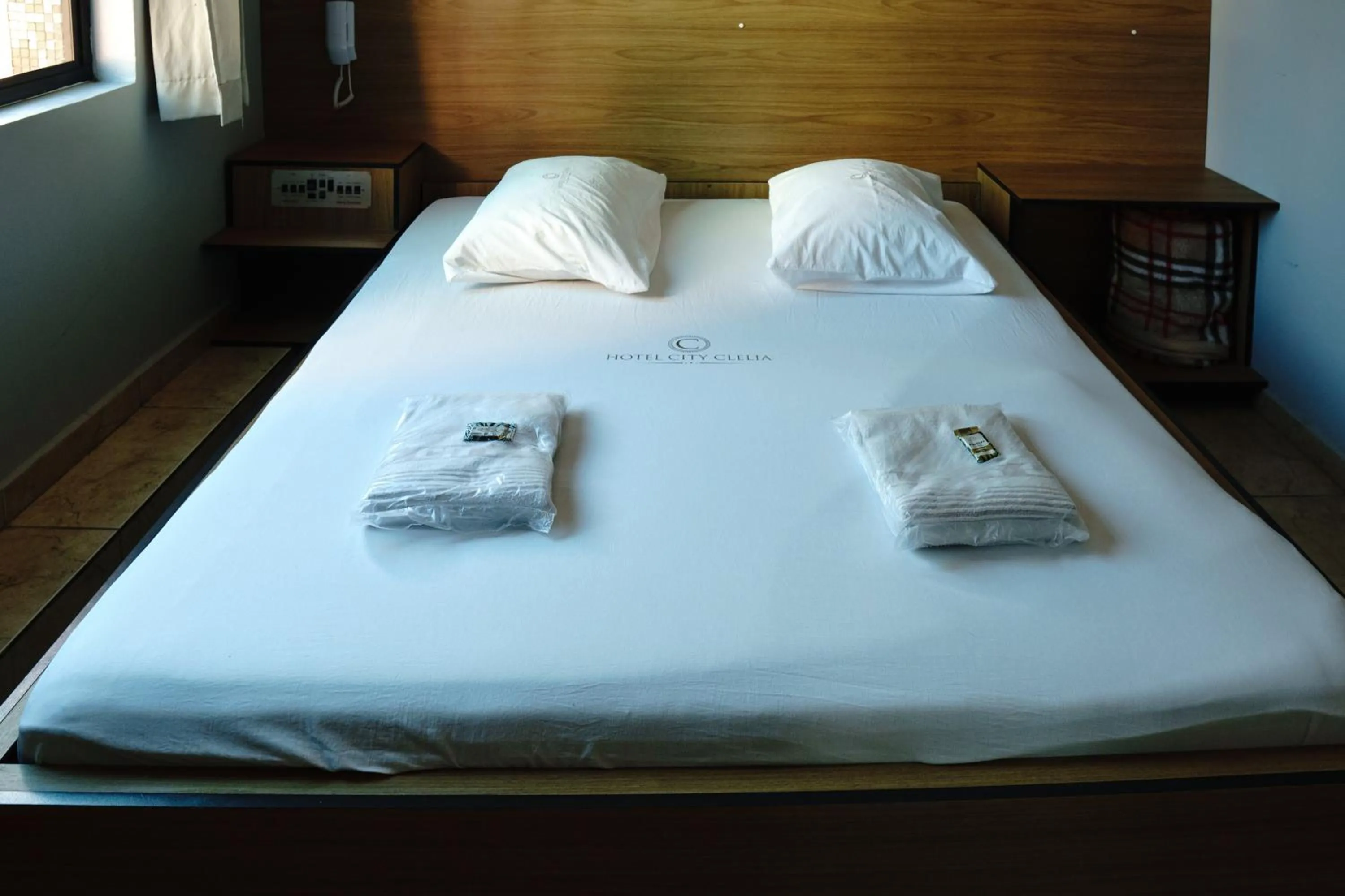 Bed in Hotel city Clélia