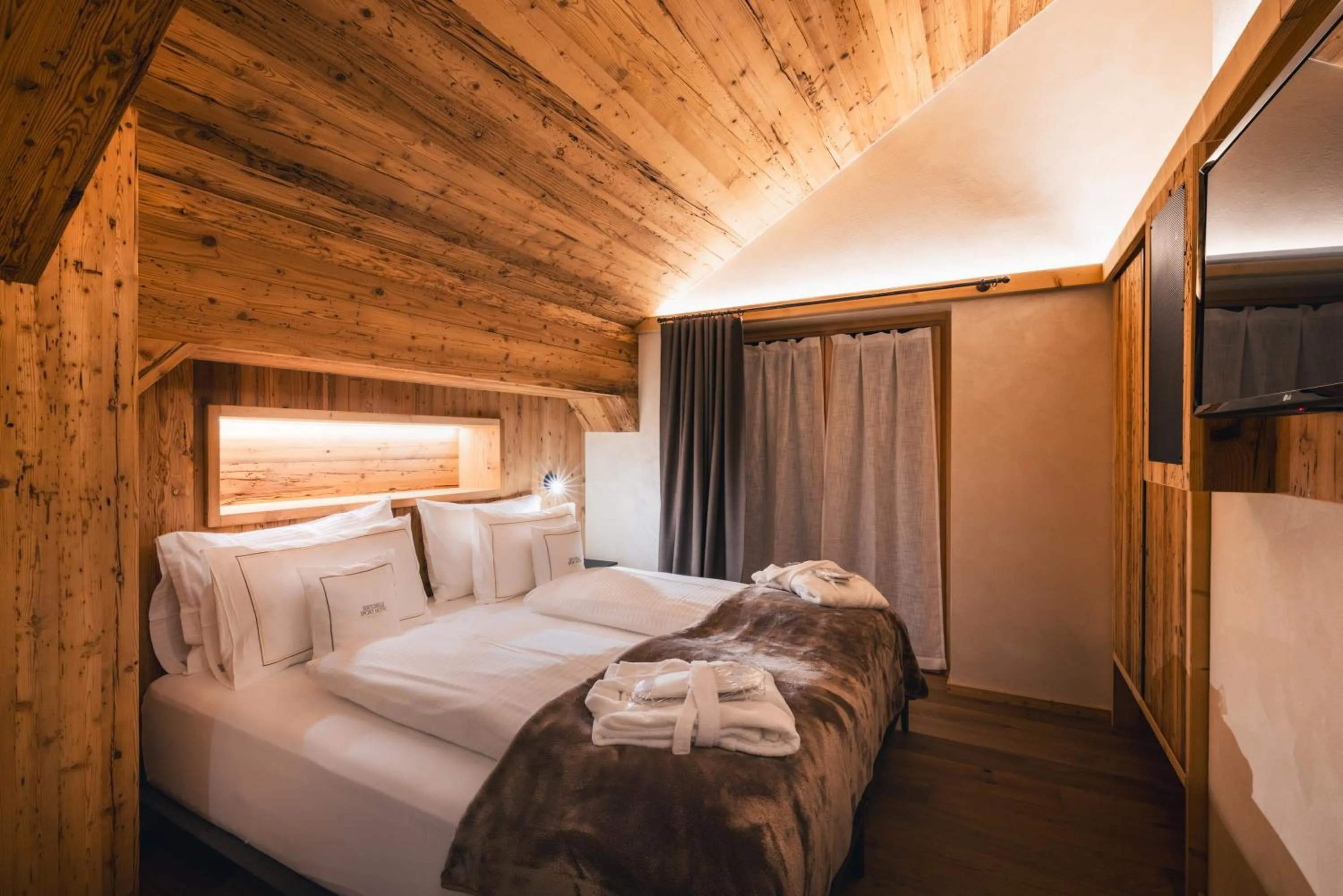 Bedroom, Bed in Sertorelli Sporthotel